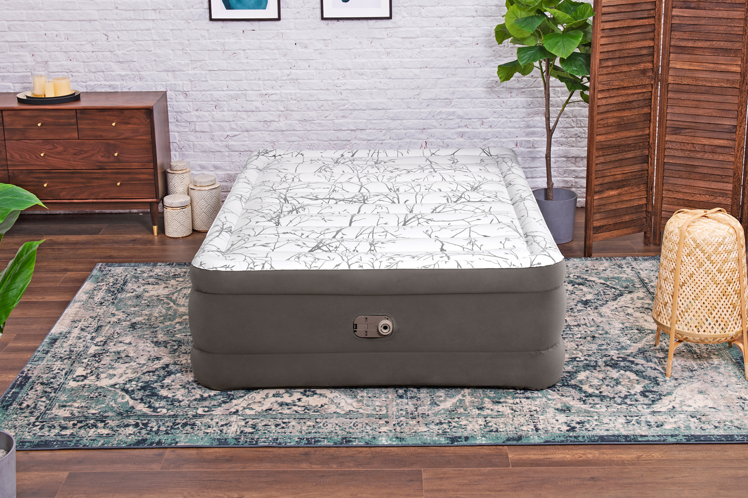 TriTech™ Doppelluftbett Fashion Flock™ mit integrierter Elektropumpe 203 x 152 x 56 cm