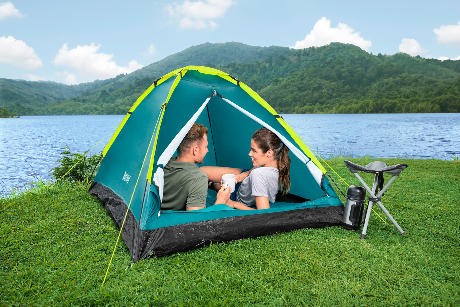 3-Personen-Zelt Cool Dome 3 210 x 210 x 130 cm