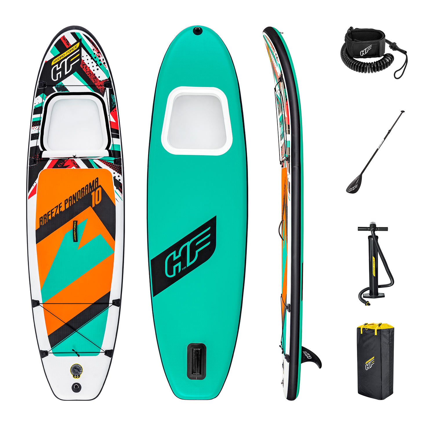 Hydro-Force™ SUP Allround Board Set Breeze Panorama™ 305 x 84 x 12 cm Hydro-Force™ SUP Allround Board Set Breeze Panorama™ 305 x 84 x 12 cm