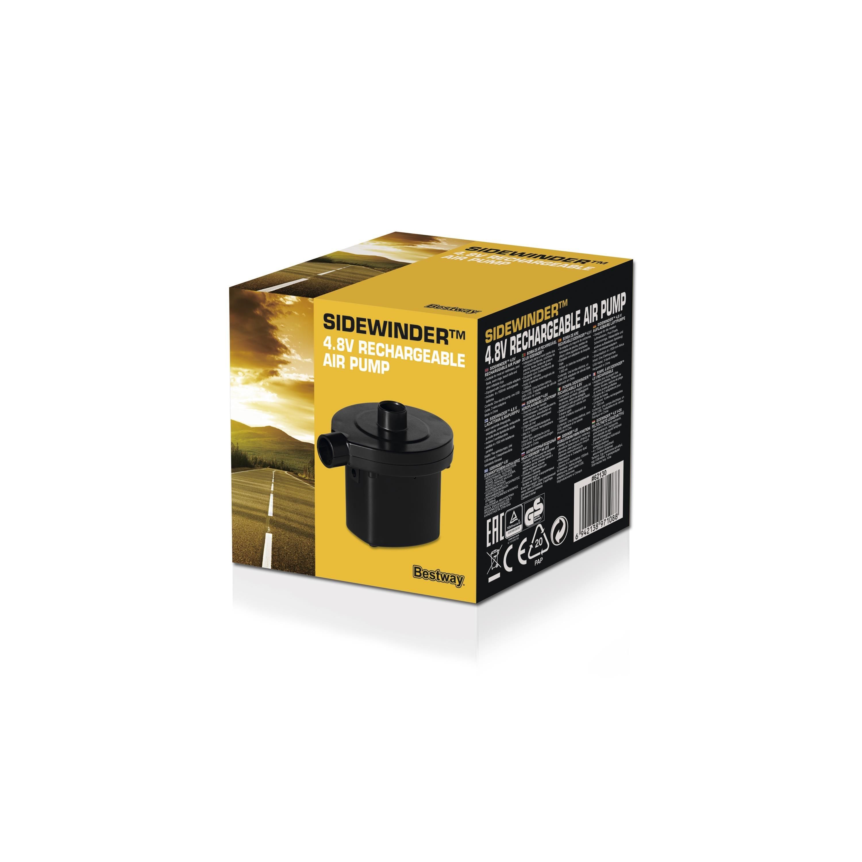 Sidewinder™ 4.8V Rechargeable Air Pump Sidewinder™ 4.8V Rechargeable Air Pump