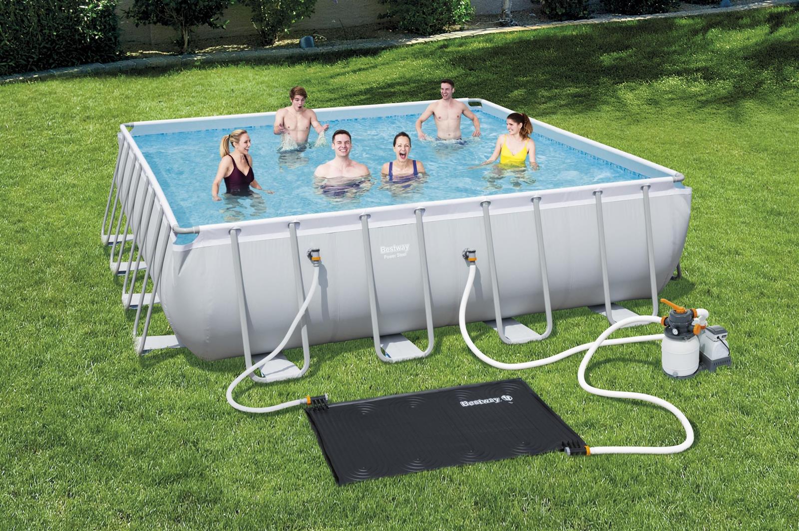 Flowclear™ 43" x 67"/1.10m x 1.71m Clean Sun Powered Pool Pad