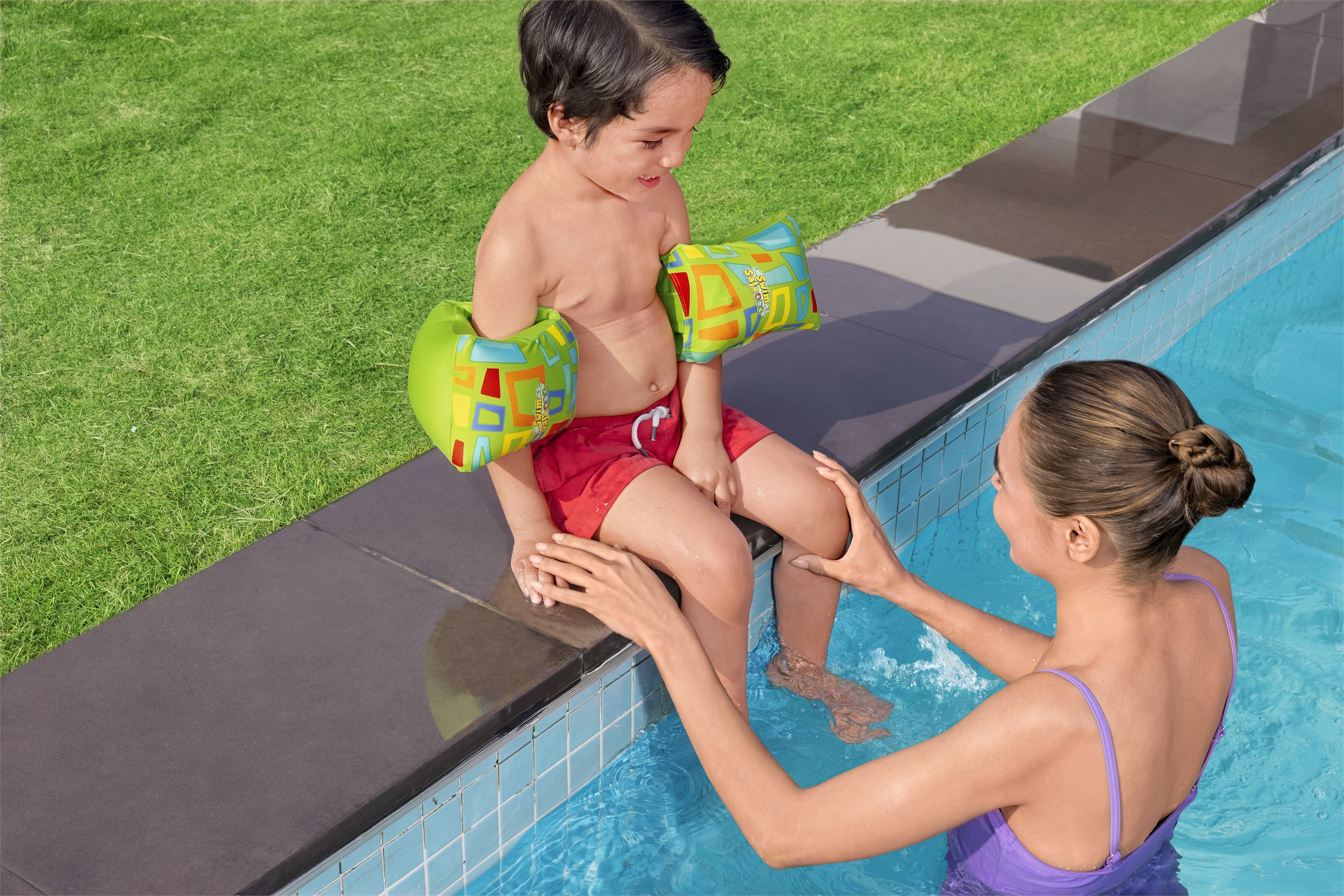 Swim Safe ABC™ Schwimmflügel mit Textilbezug Stufe C 1-3 Jahre Swim Safe ABC™ Schwimmflügel mit Textilbezug Stufe C 1-3 Jahre
