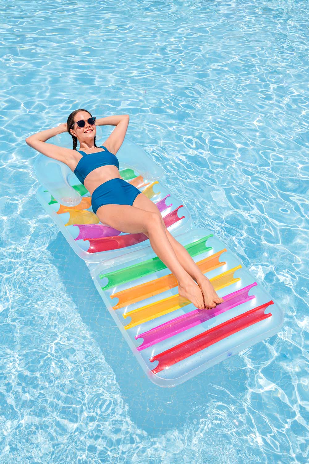 Bestway® 6'7" x 35"/2.01m x 89cm High Fashion Folding Lounge Chair