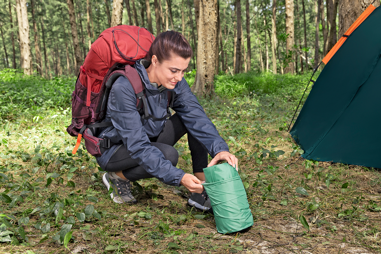 Aufblasbare Single-XL-Isomatte AdventuRest™ 198 x 71 x 7,5 cm
