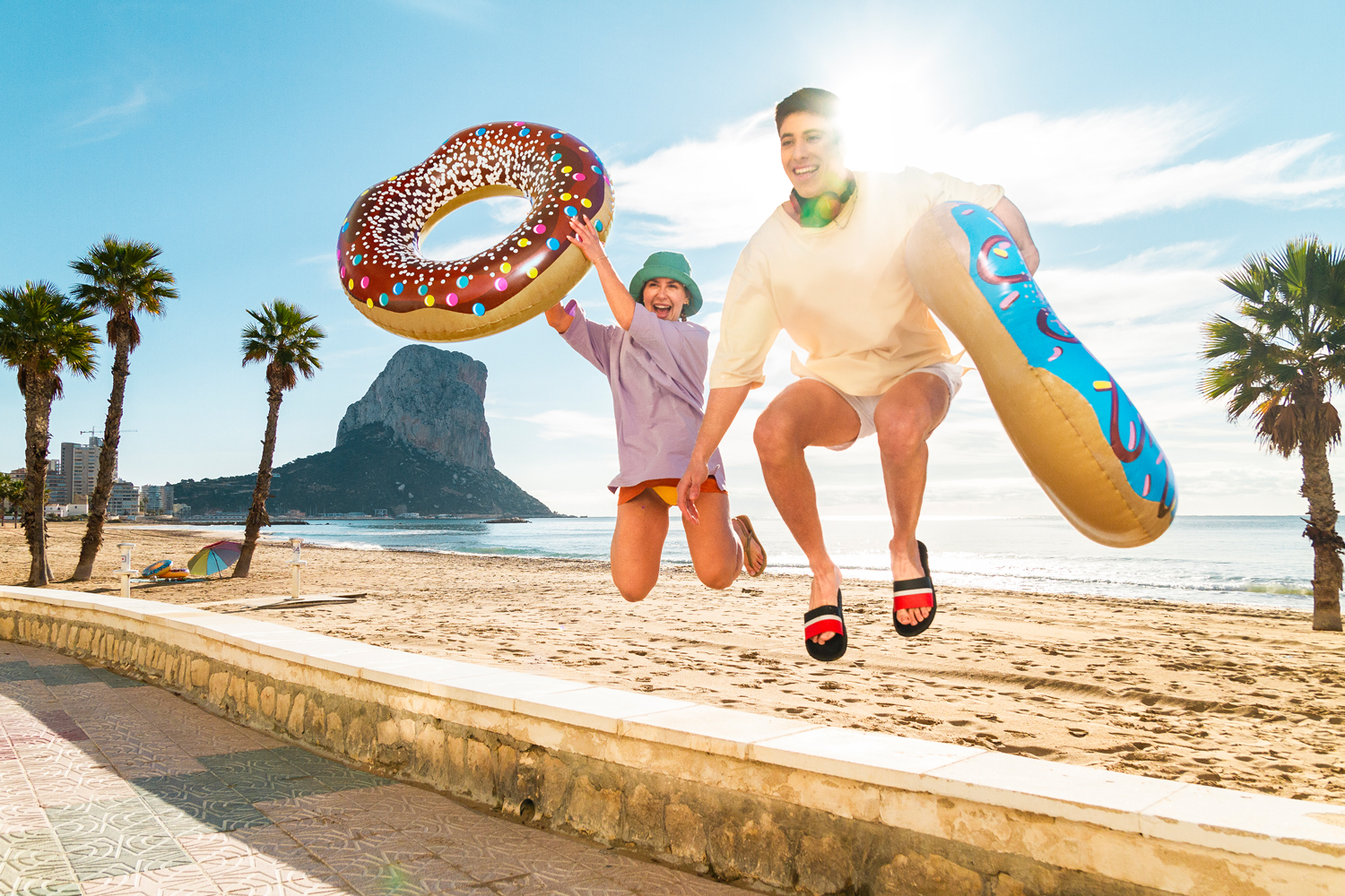 Schwimmring Donut Ø 107 cm, sortiert