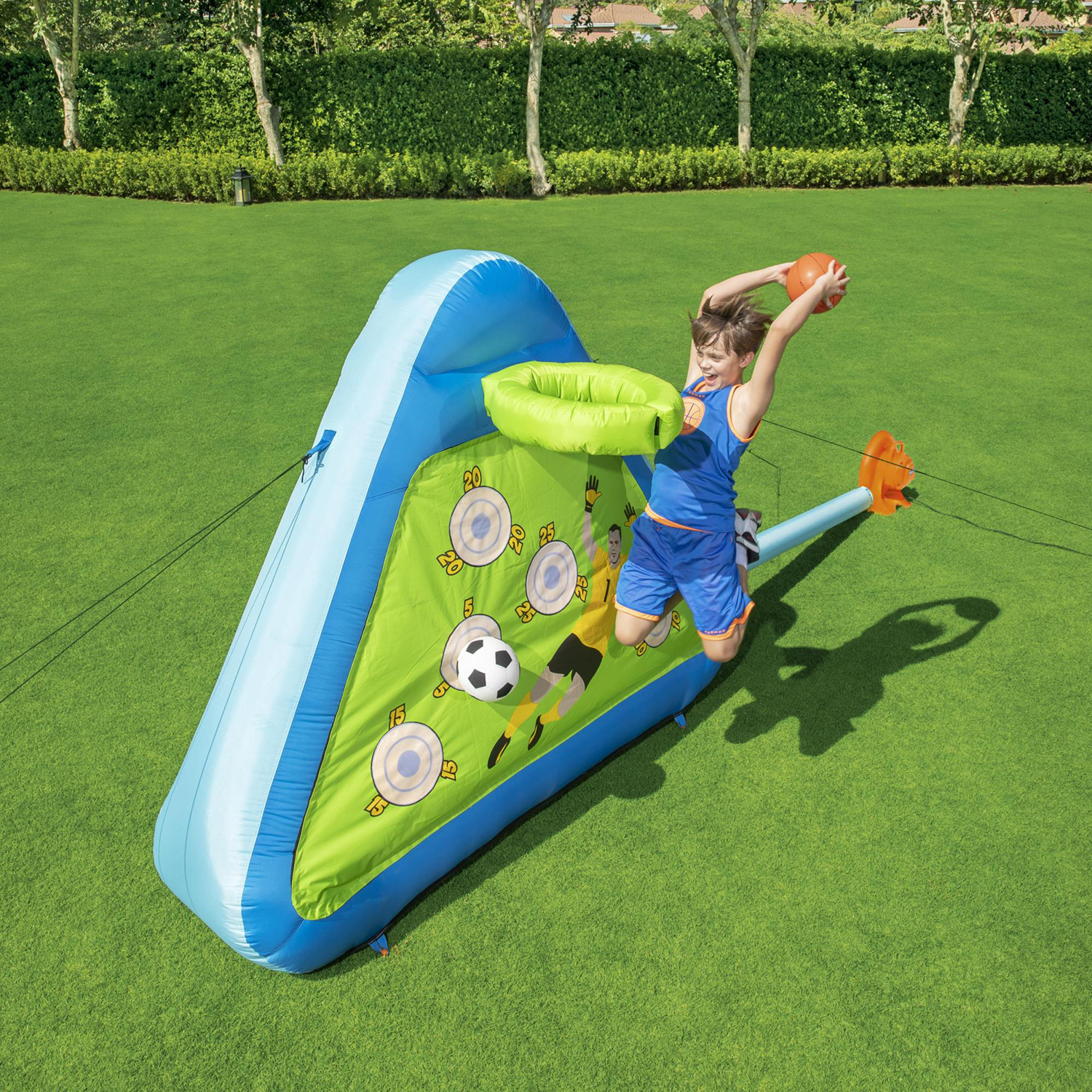 Bestway® 7'5" x 39" x 6'1"/2.25m x 1.0m x 1.85m Triple Play Sports Board