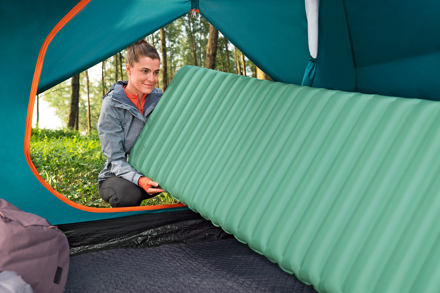 Aufblasbare Single-Isomatte AdventuRest™ 188 x 58,5 x 7,5 cm