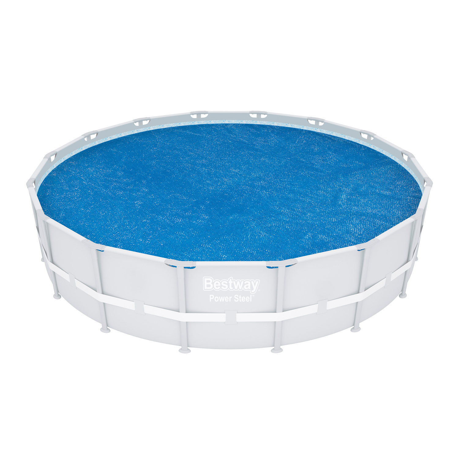 PE-Solarabdeckplane Ø 462 cm, blau, rund