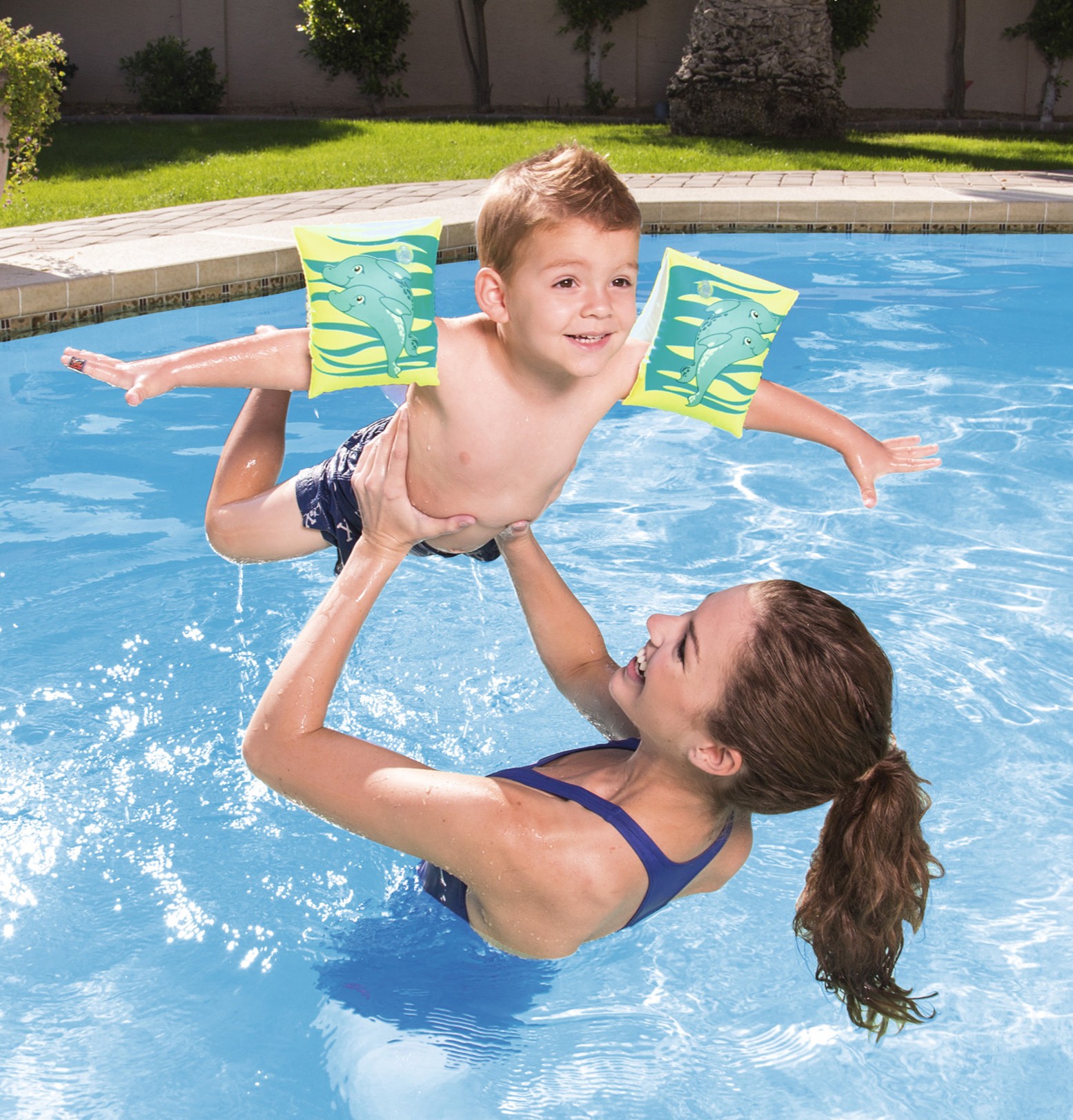 Bestway® Dolphin Armbands 23x15 cm, Schwimmflügel