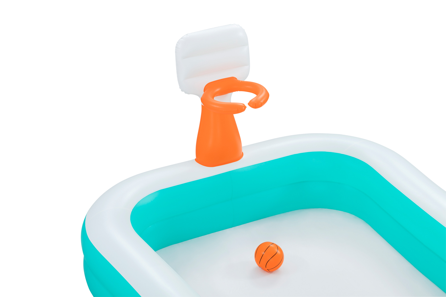 Family Pool Dunk N' Splash™ mit Basketballkörben 251 x 168 x 102 cm