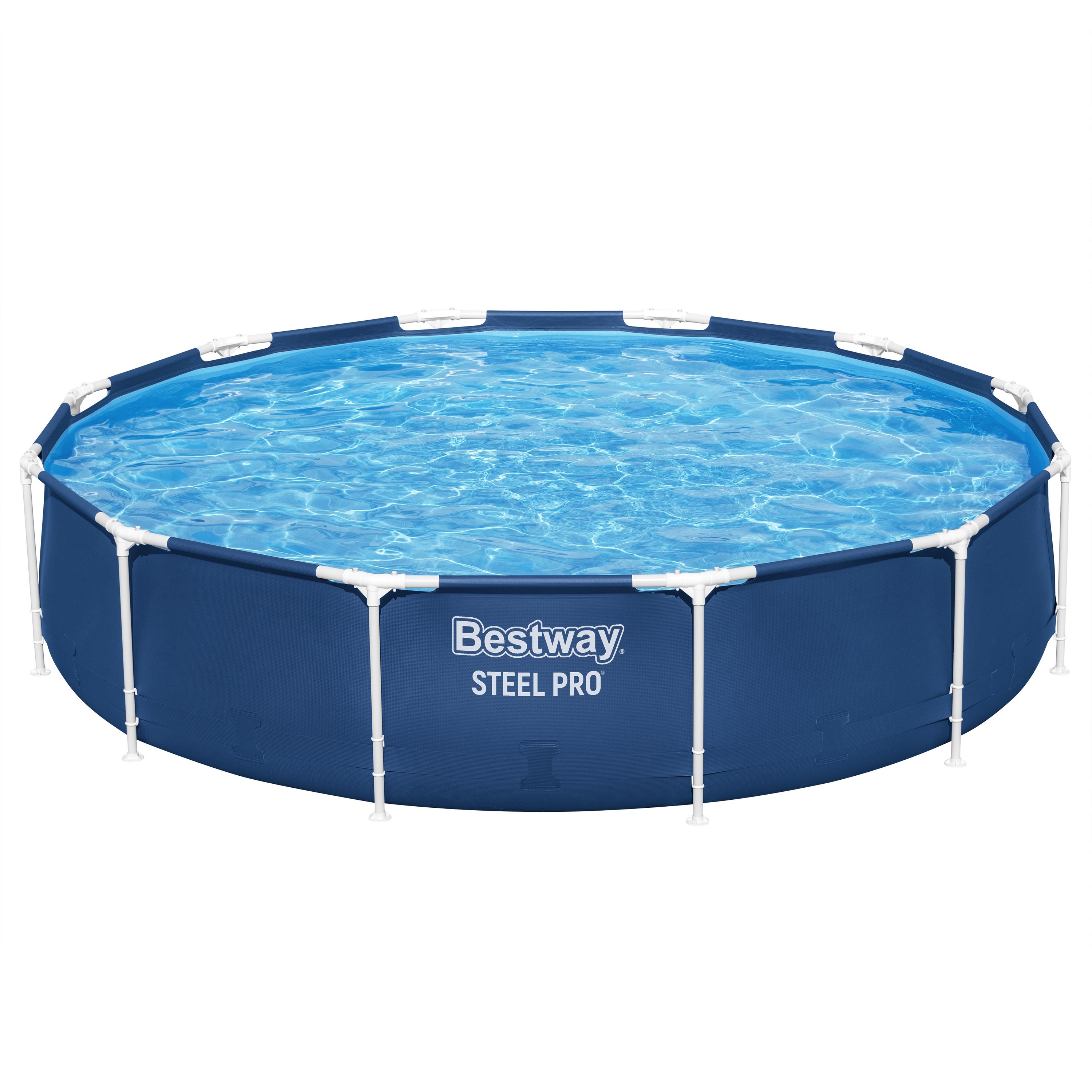 Steel Pro® Frame Pool ohne Pumpe Ø 366 x 76 cm, dunkelblau, rund