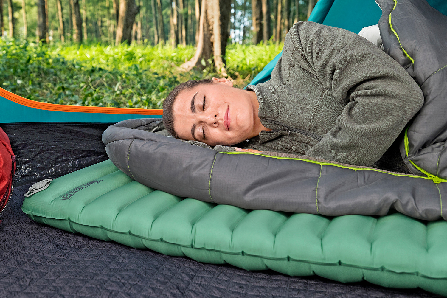 Aufblasbare Single-XL-Isomatte AdventuRest™ 198 x 71 x 7,5 cm Aufblasbare Single-XL-Isomatte AdventuRest™ 198 x 71 x 7,5 cm