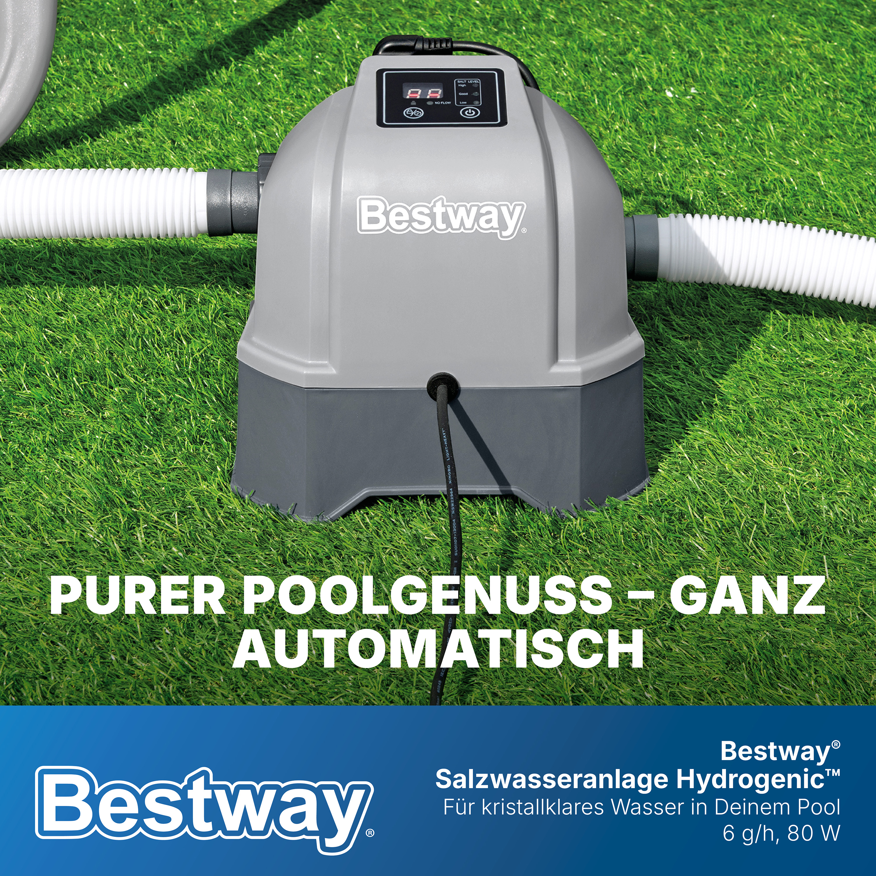 Salzwasseranlage Hydrogenic™ 6 g/h, 80 W