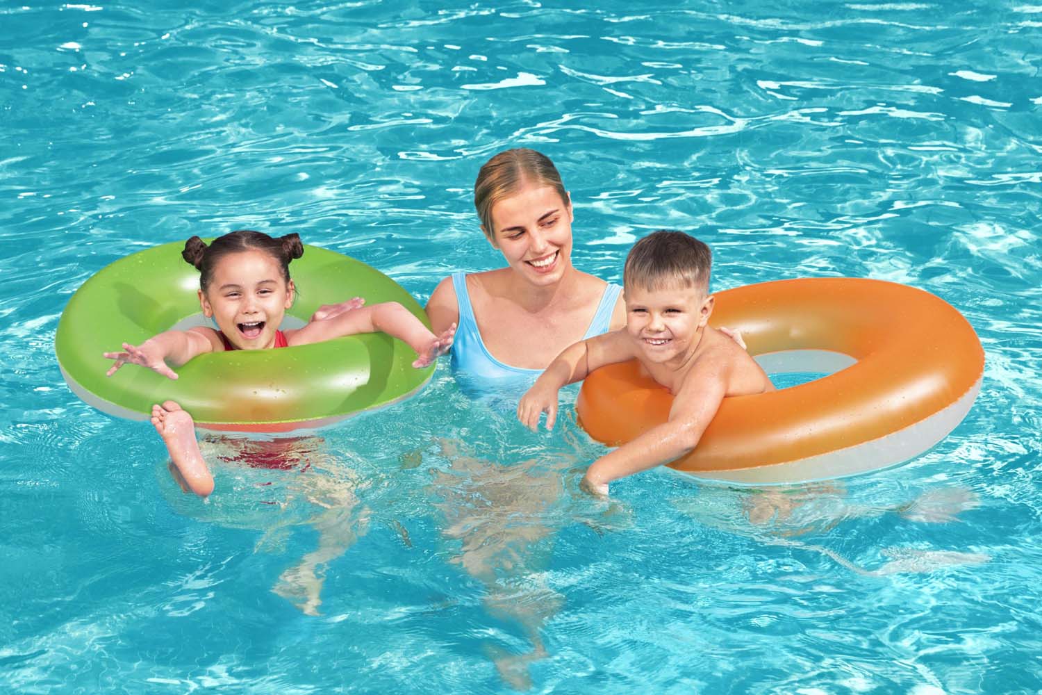 Schwimmring Frosted Neon Ø 76 cm, sortiert