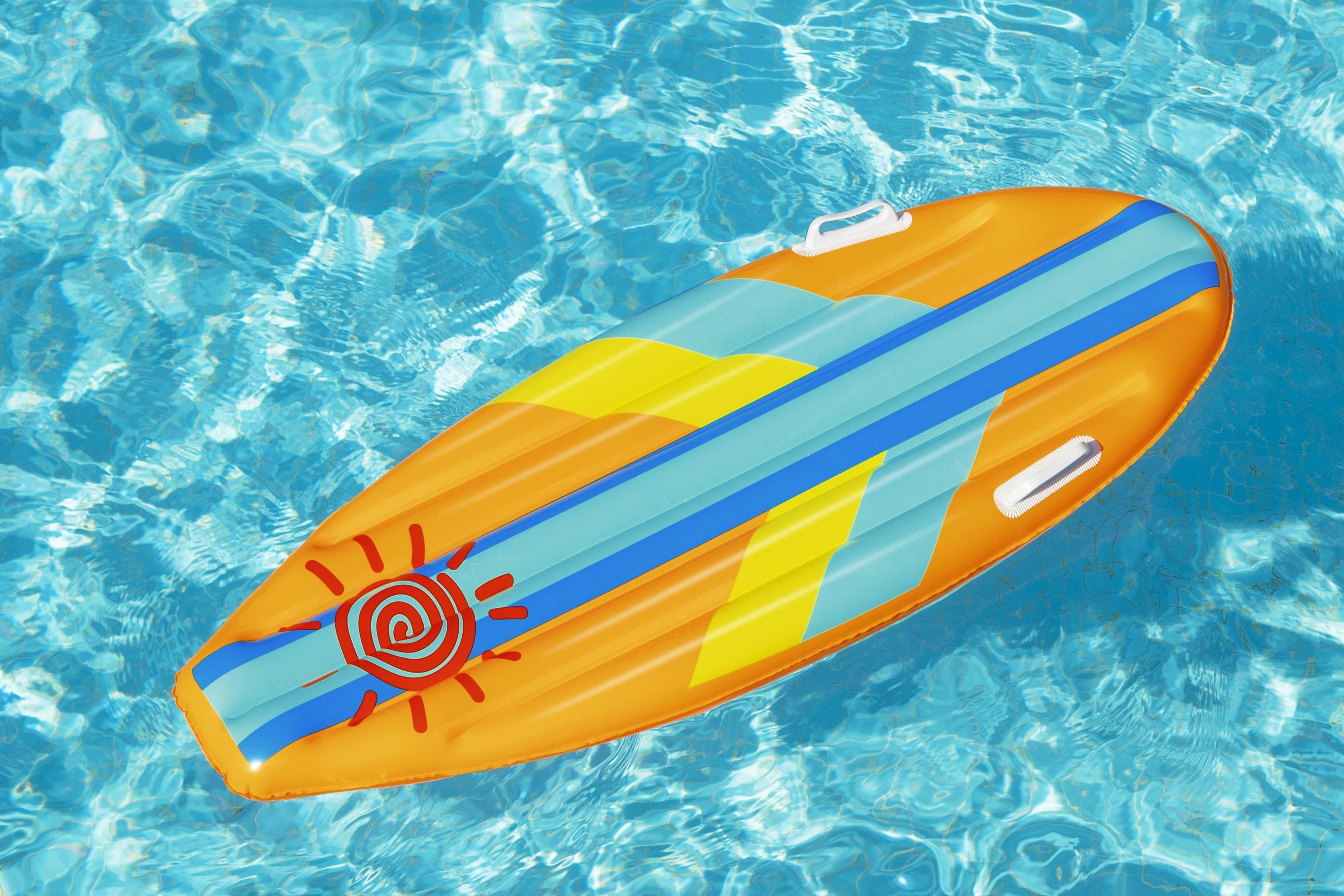 Kinder-Surfboard Stars and Flowers 114 x 46 cm