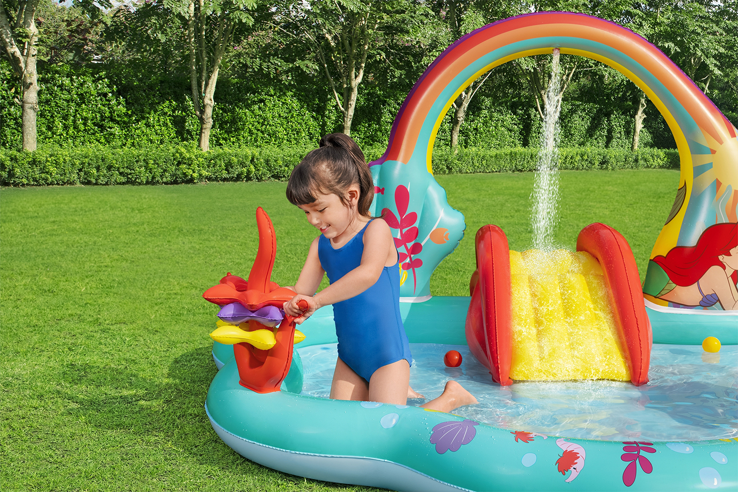 Wasserspielcenter Little Mermaid 221 x 193 x 117 cm