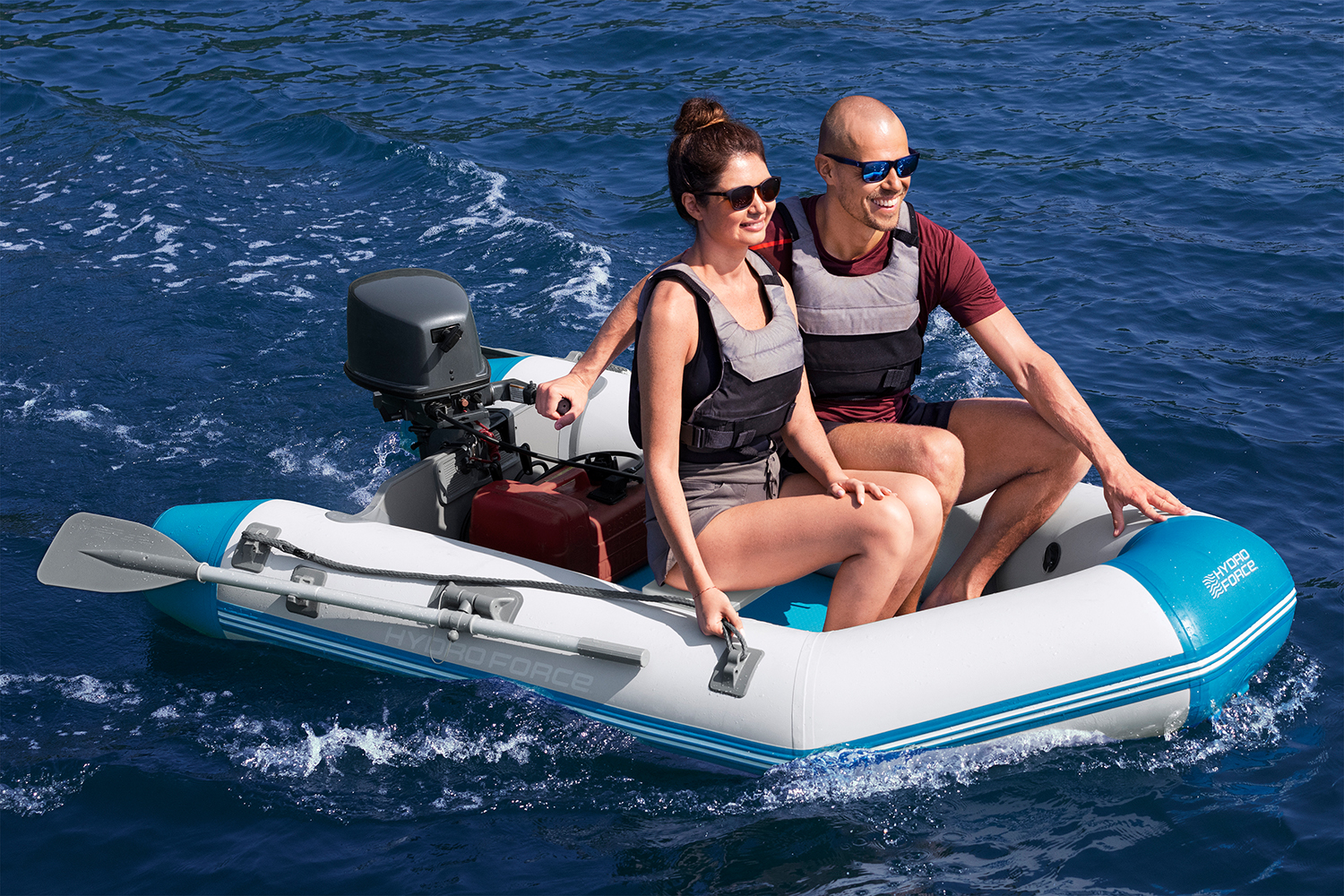 Hydro Force® Sportboot-Set Caspian 230 x 130 x 33 cm Hydro Force® Sportboot-Set Caspian 230 x 130 x 33 cm