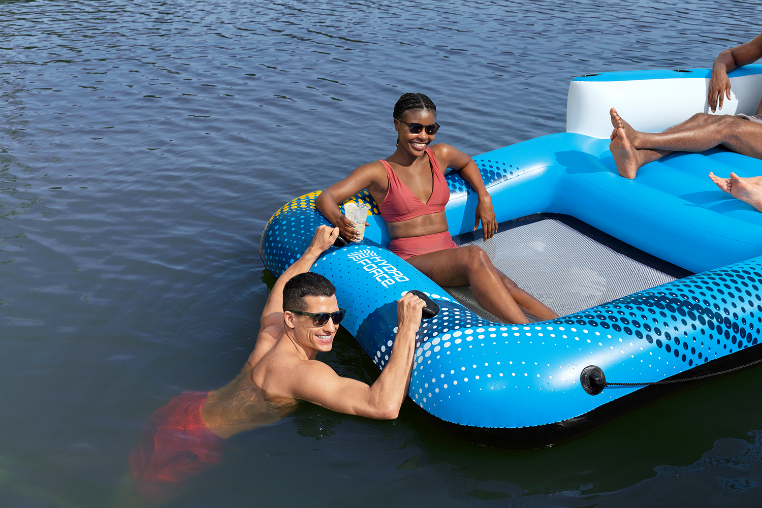 Hydro-Force™ 4-Personen-Badeinsel Summer Oasis™ 320 x 198 cm