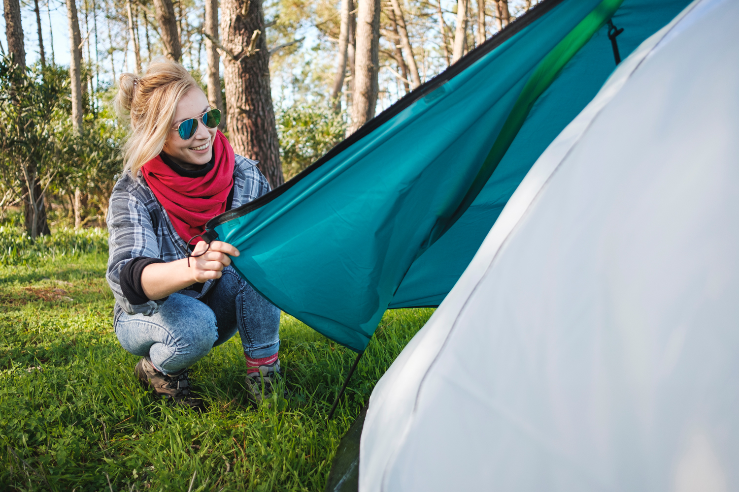 4-Personen-Zelt Active Ridge 4 310 x 240 x 130 cm 