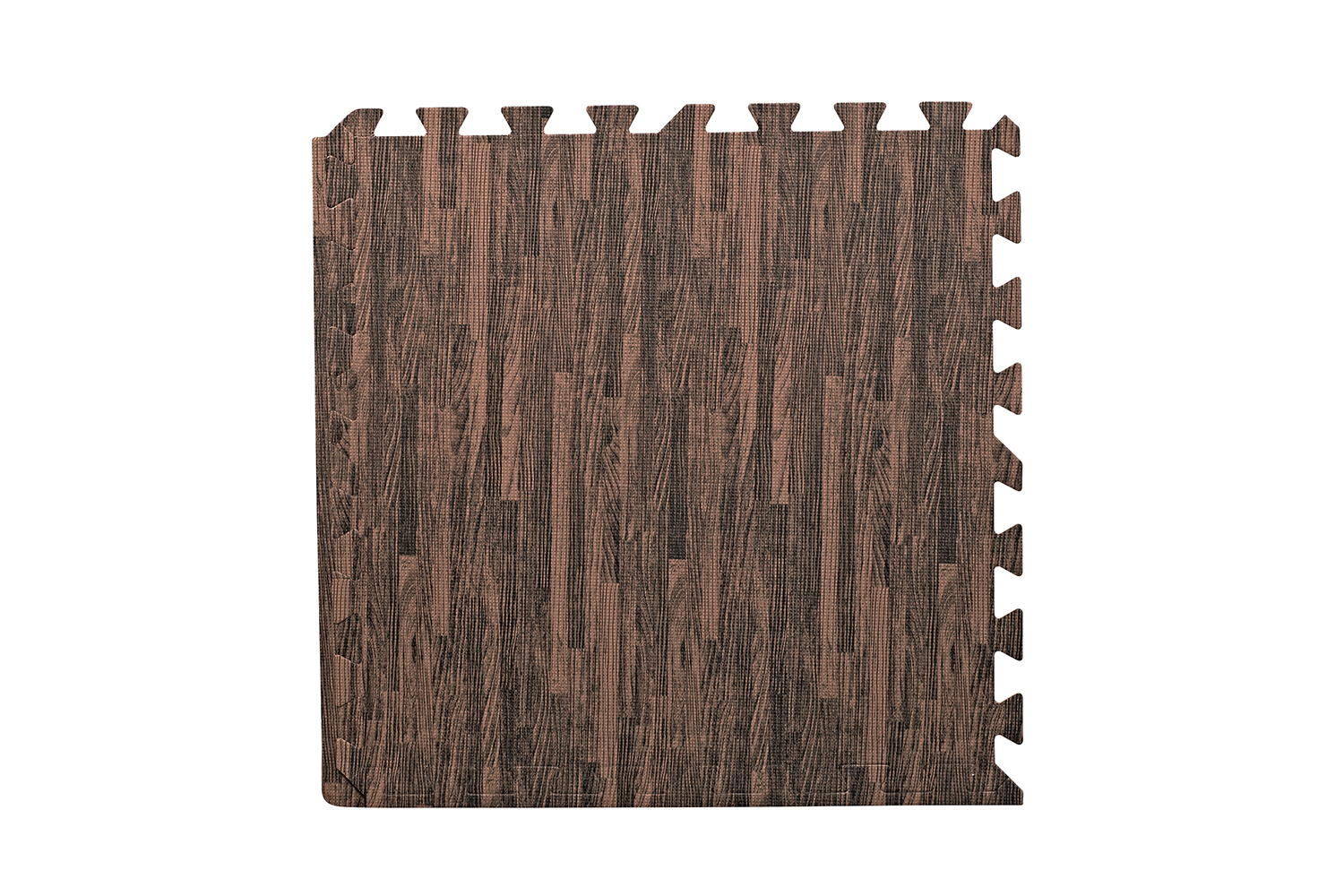 Pool Bodenschutzfliesen Set 12 Stück á 50 x 50 cm, Holz-Optik (Palisander)