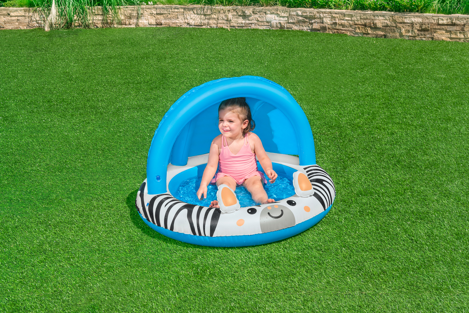 Safari Sun™ Planschbecken mit Sonnenschutzdach Ø 97 x 66 cm, rund