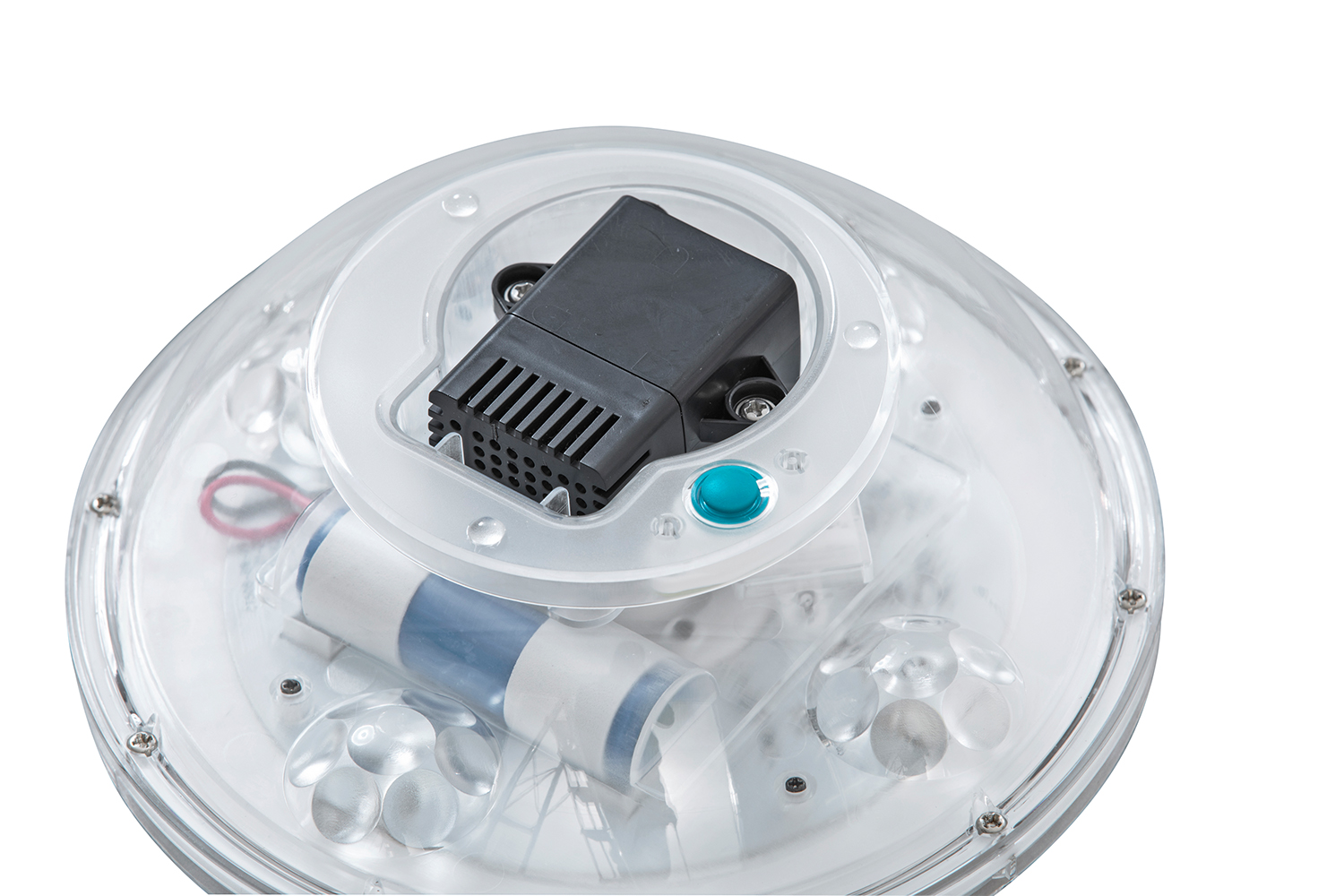 Poolfontäne FloatBright™ mit solarbetriebenen LED-Licht 19,5 x 18,2 x 6,8 cm Poolfontäne FloatBright™ mit solarbetriebenen LED-Licht 19,5 x 18,2 x 6,8 cm