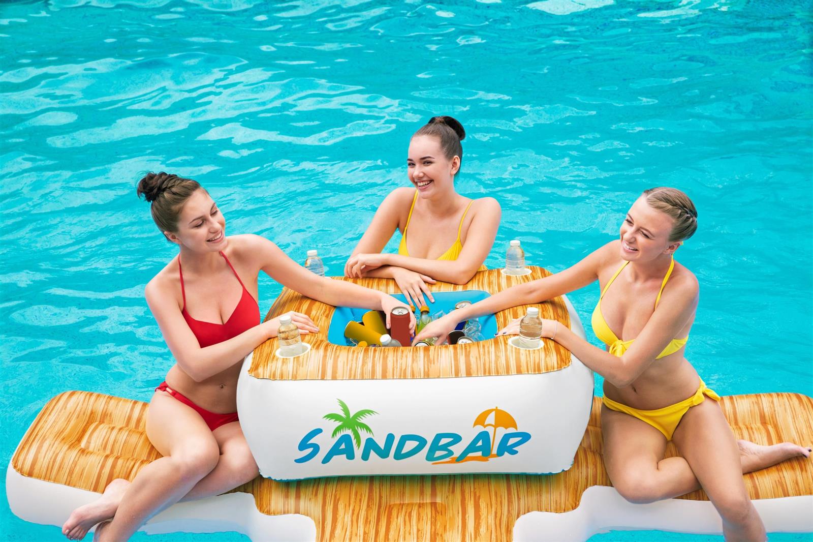 Badeinsel, Sandbar, 246 x 246 cm