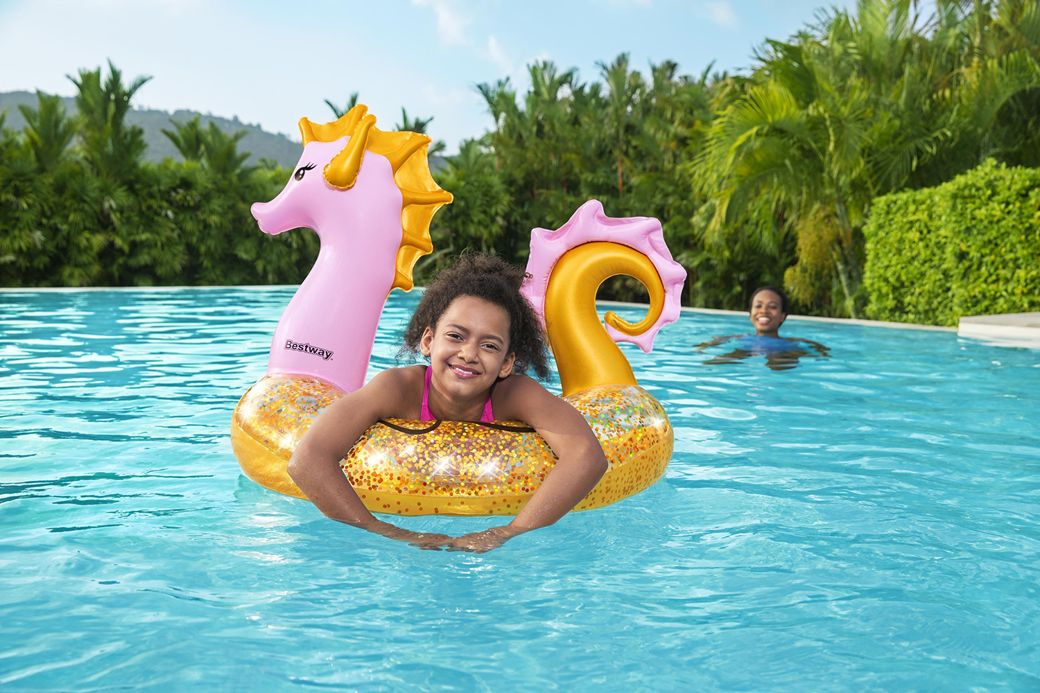 Schwimmring Glitter Seahorse 115 x 104 cm Schwimmring Glitter Seahorse 115 x 104 cm