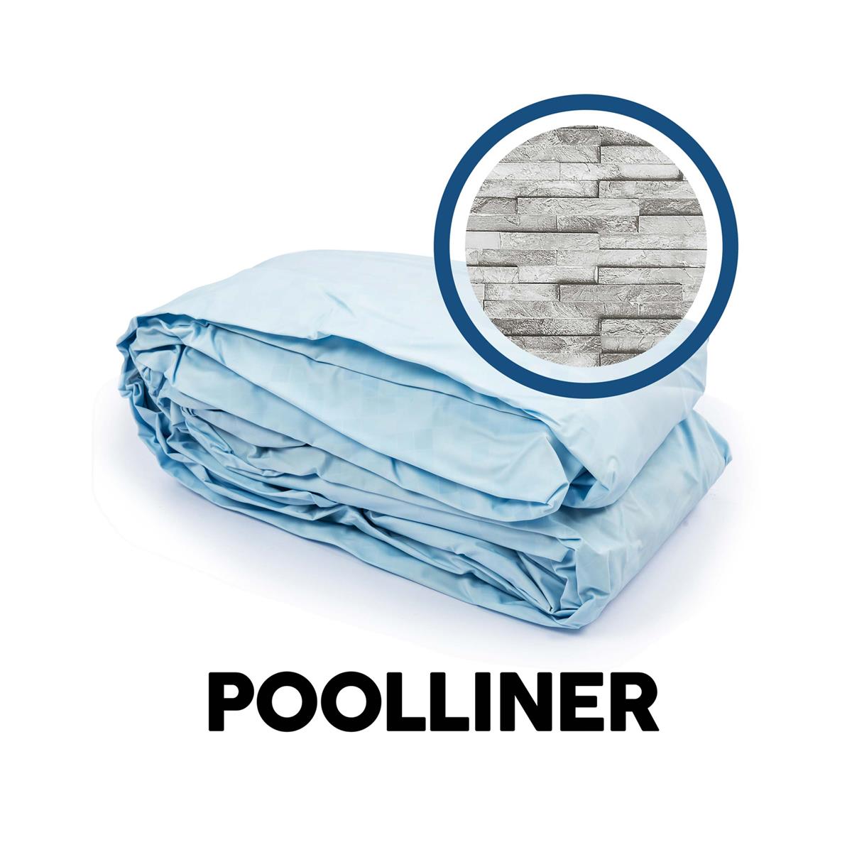 Bestway® Spare Part Pool liner stone optics for Power Steel™ Swim Vista pool 549x274x122 cm, oval