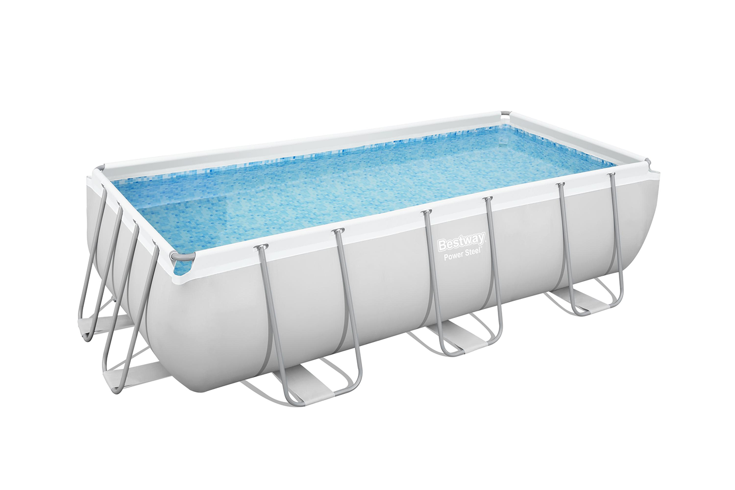 Power Steel 13'3" x 6'7" x 39.5"/4.04m x 2.01m x 1.00m Rectangular Pool