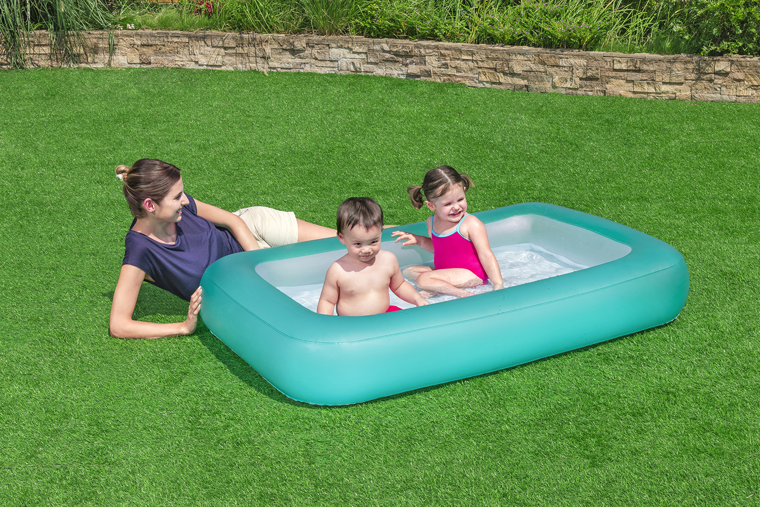 Planschbecken Aquababes™ 165 x 104 x 25 cm, eckig
