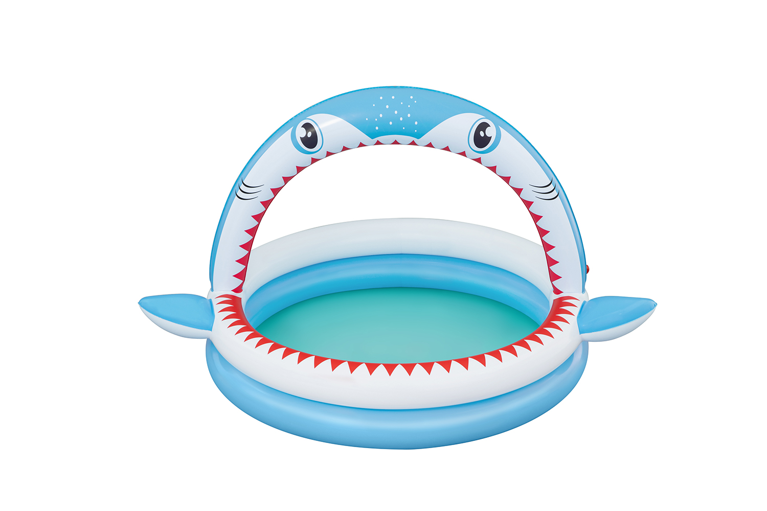 Planschbecken Sharktastic™ mit Wassersprinkler 163 x 127 x 92 cm