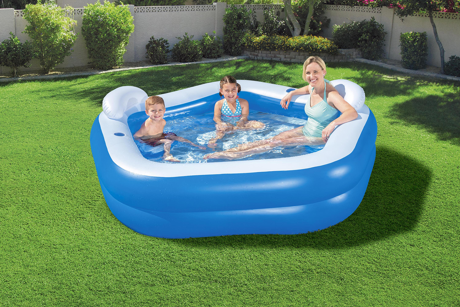 Family Fun Pool 213 x 206 x 69 cm, eckig