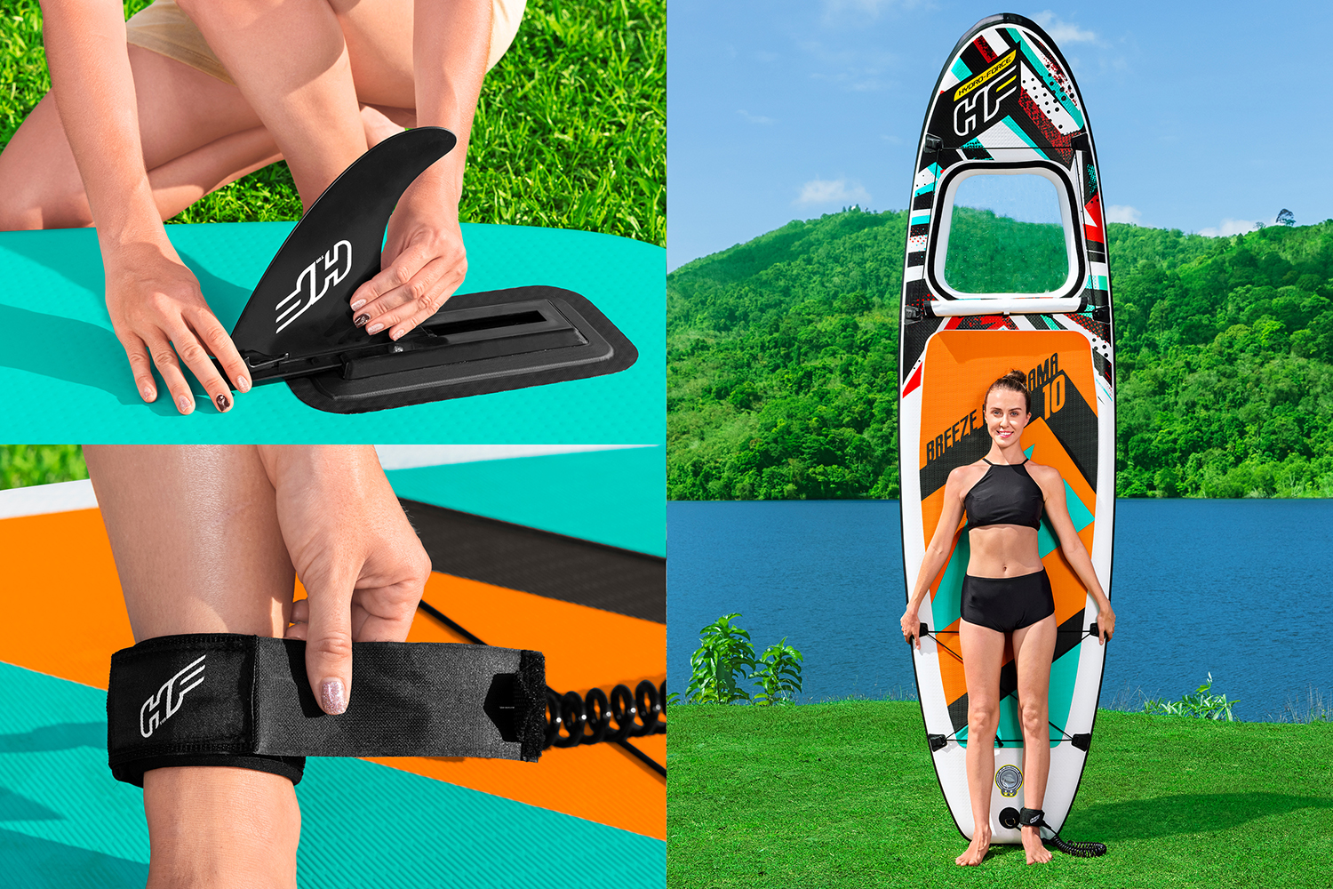 Hydro-Force™ SUP Allround Board Set Breeze Panorama™ 305 x 84 x 12 cm Hydro-Force™ SUP Allround Board Set Breeze Panorama™ 305 x 84 x 12 cm