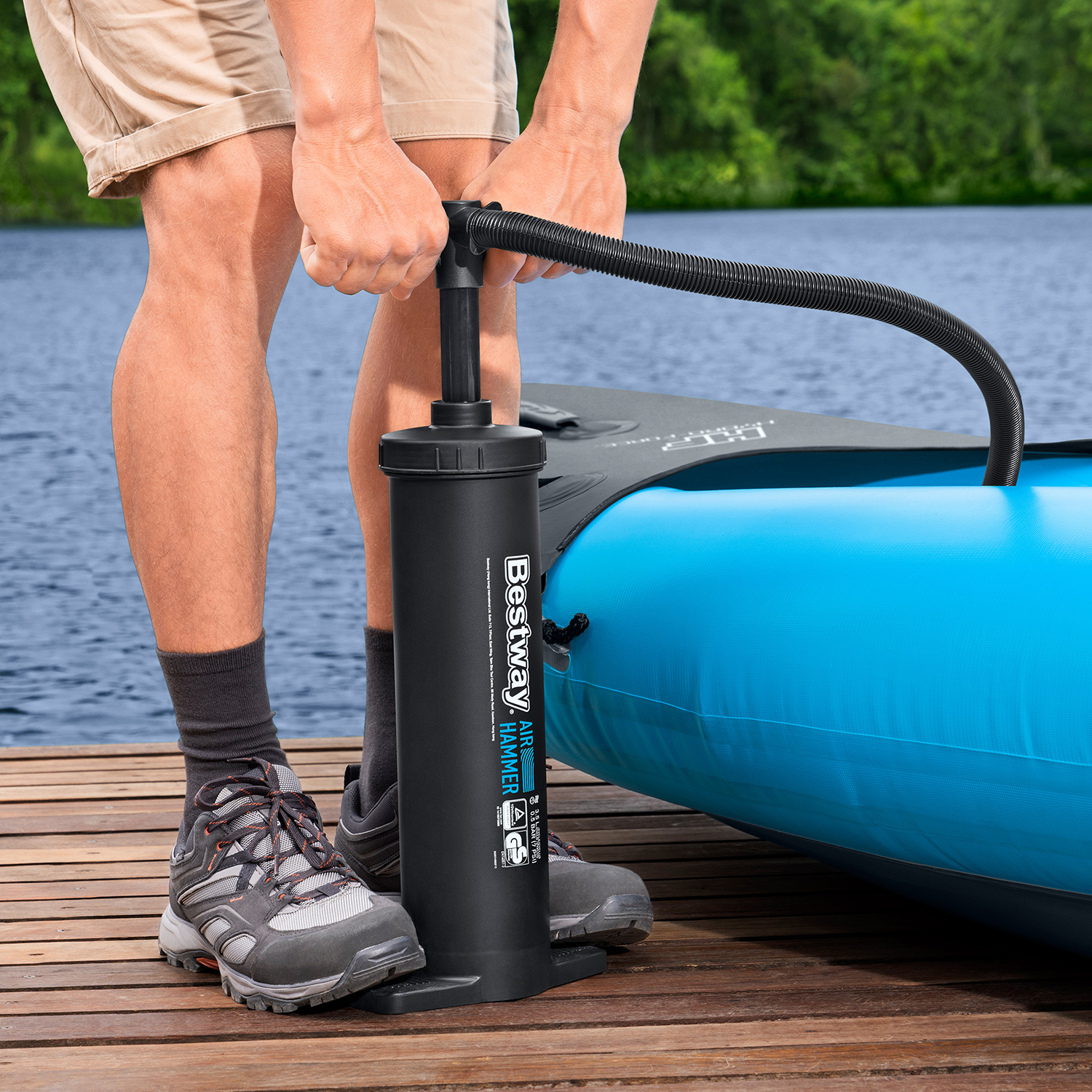 Bestway Air Hammer™ Doppelhubkolbenpumpe 3.500 ml Bestway Air Hammer™ Doppelhubkolbenpumpe 3.500 ml