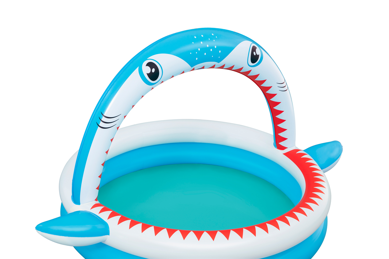 Planschbecken Sharktastic™ mit Wassersprinkler 163 x 127 x 92 cm