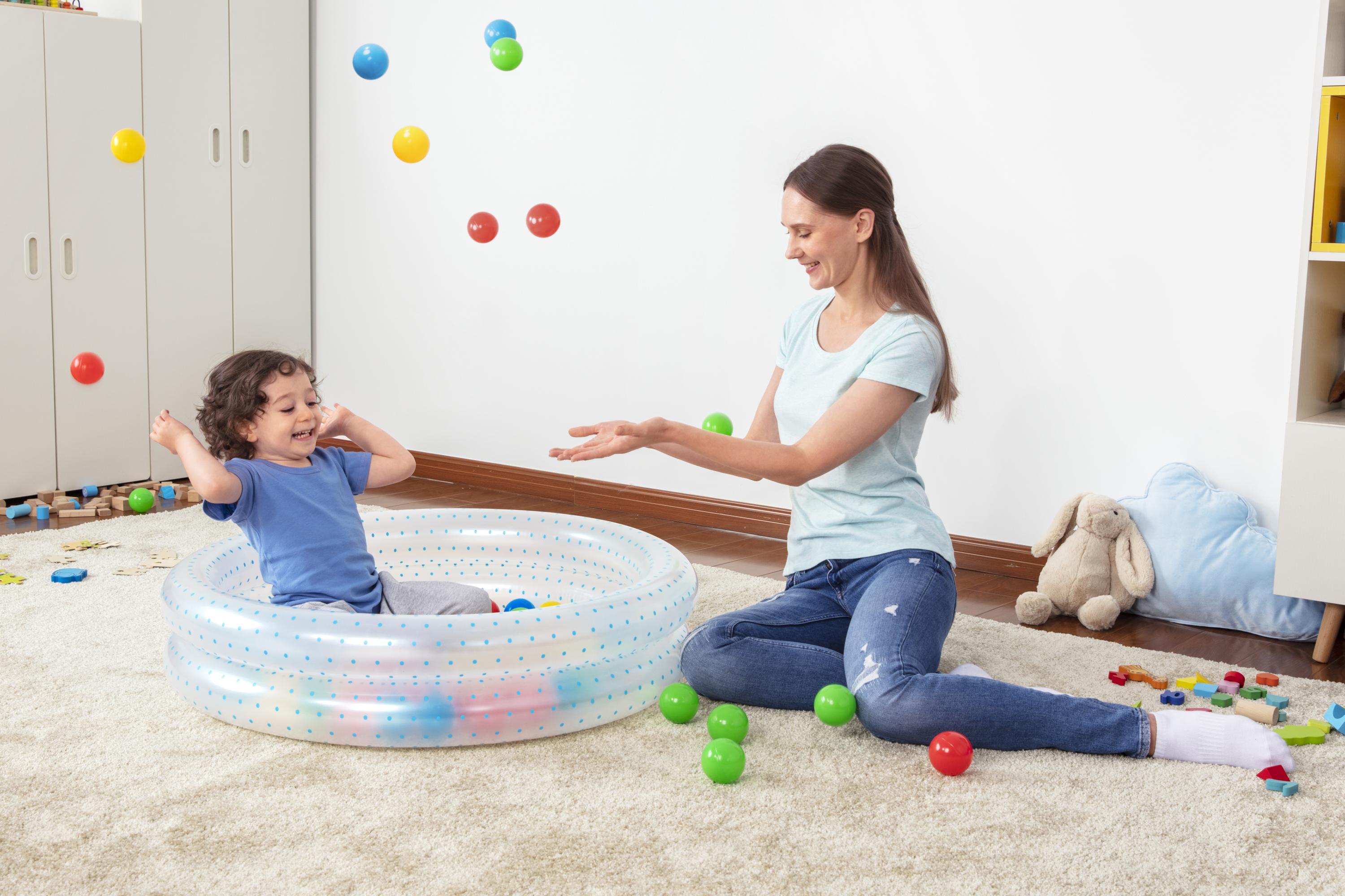 Up, In & Over™ ?36" x H8"/?91cm x H20cm 2-Ring Ball Pit Play Pool