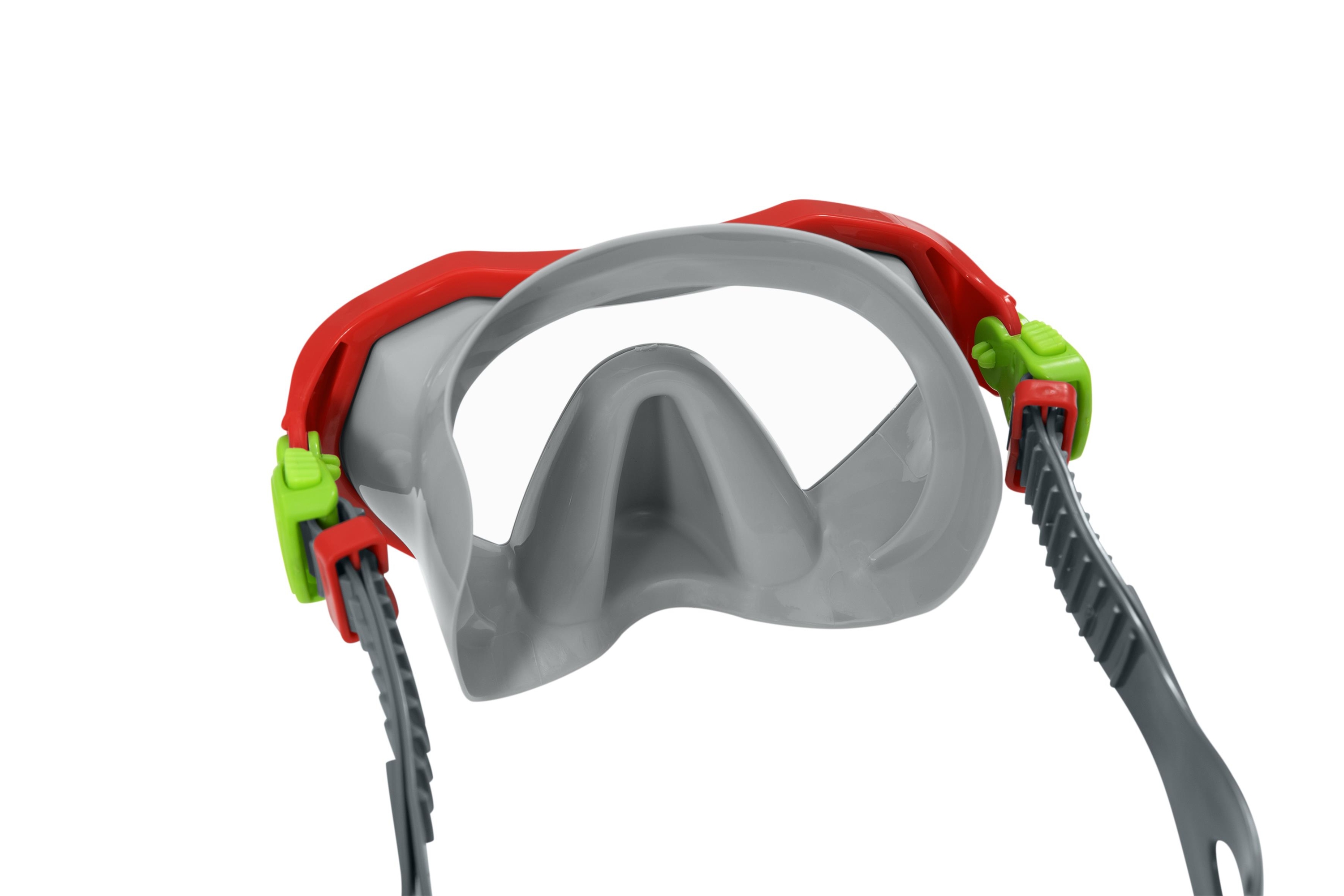 Crusader™ Tauchmaske ab 7 Jahren, Grau