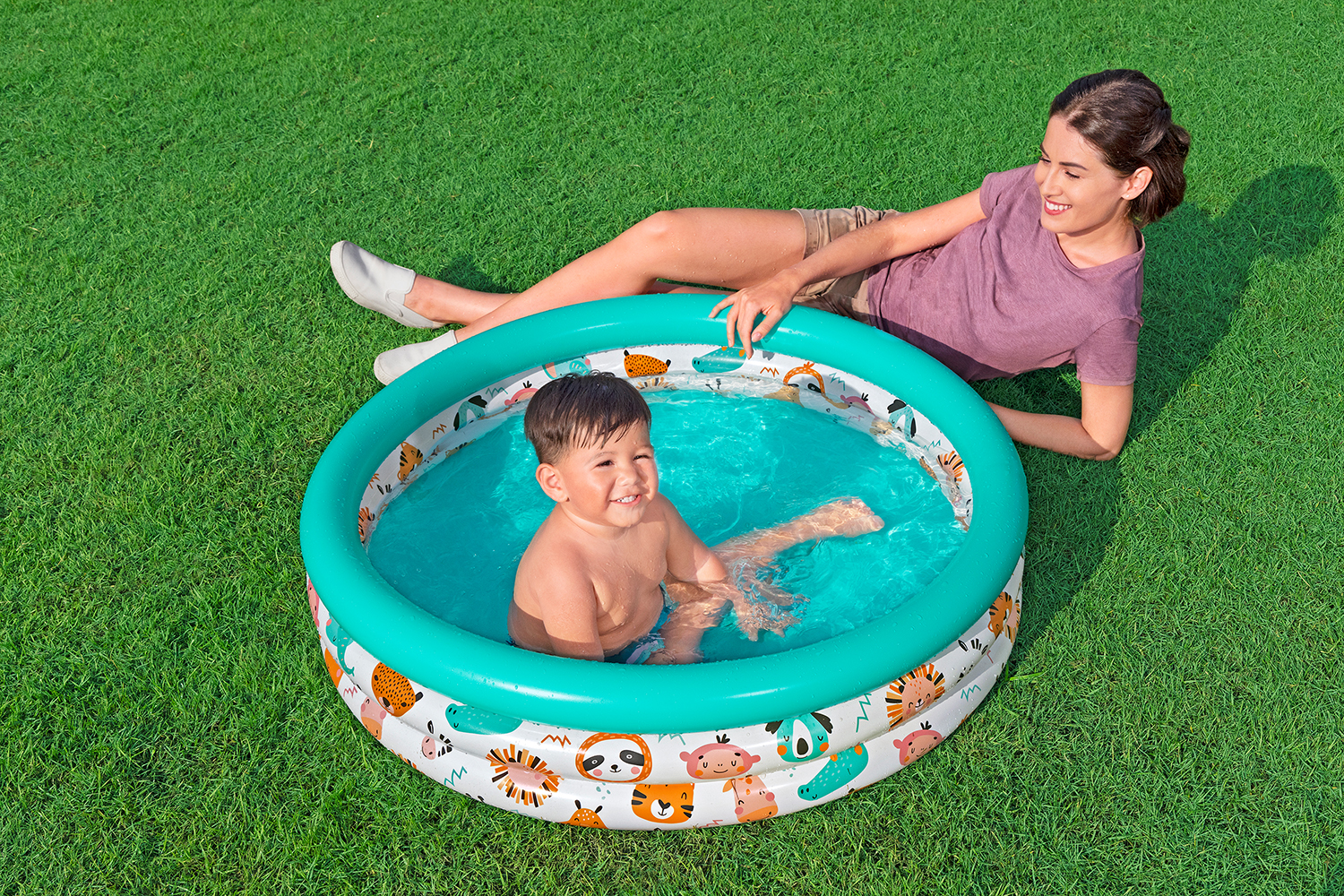 Planschbecken Safari Pals™ Ø 102 x 25 cm Planschbecken Safari Pals™ Ø 102 x 25 cm
