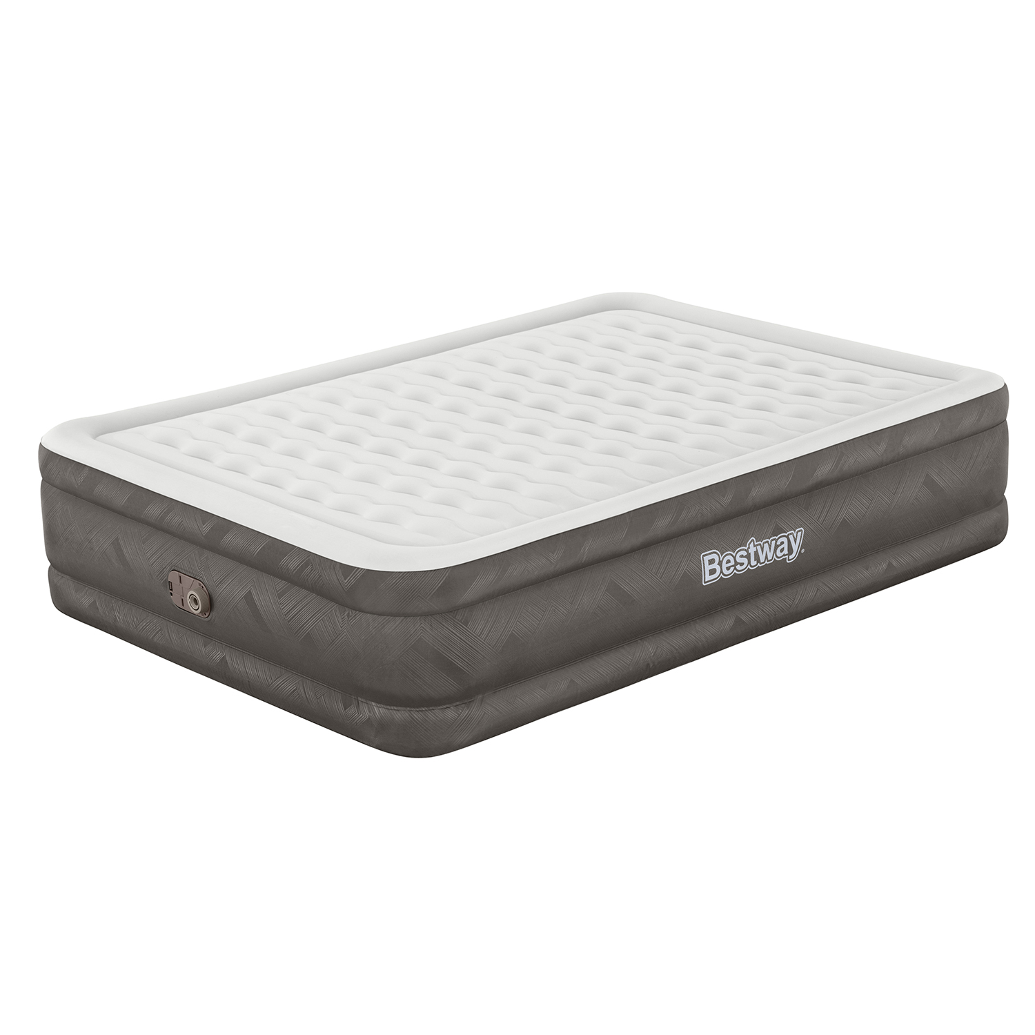 Fortech™ Doppelluftbett mit integrierter Elektropumpe 203 x 152 x 46 cm