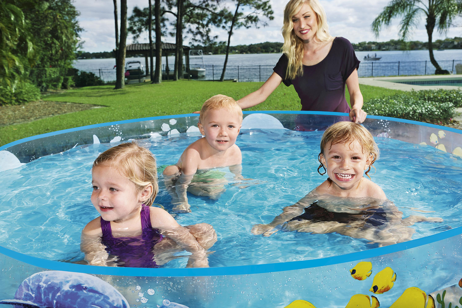 Bestway® ?6' x H15"/?1.83m x H38cm Fill 'N Fun Odyssey Pool