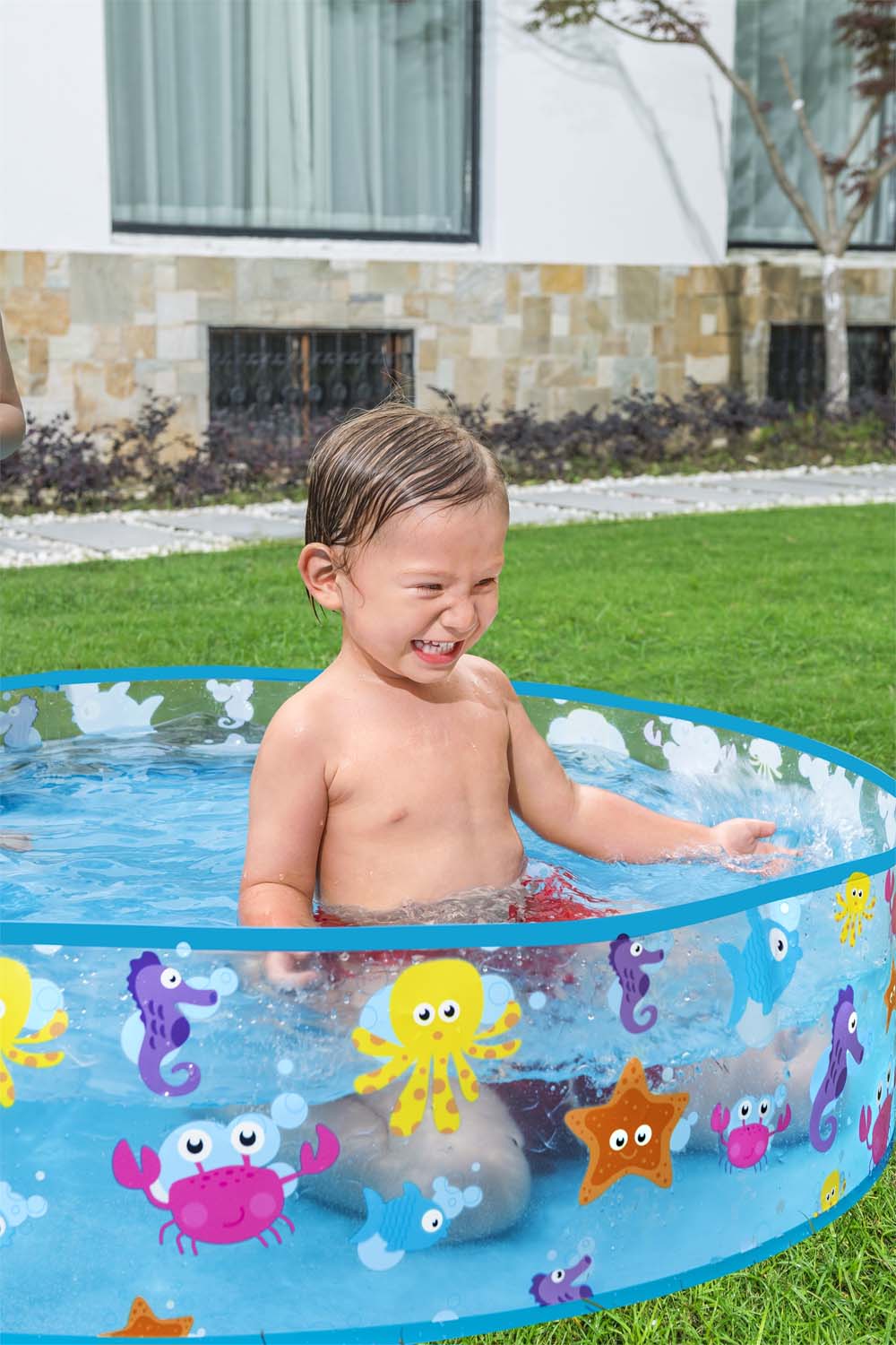 Bestway® ?48" x H10"/?1.22m x H25cm Fill 'N Fun Sparking Sea Pool