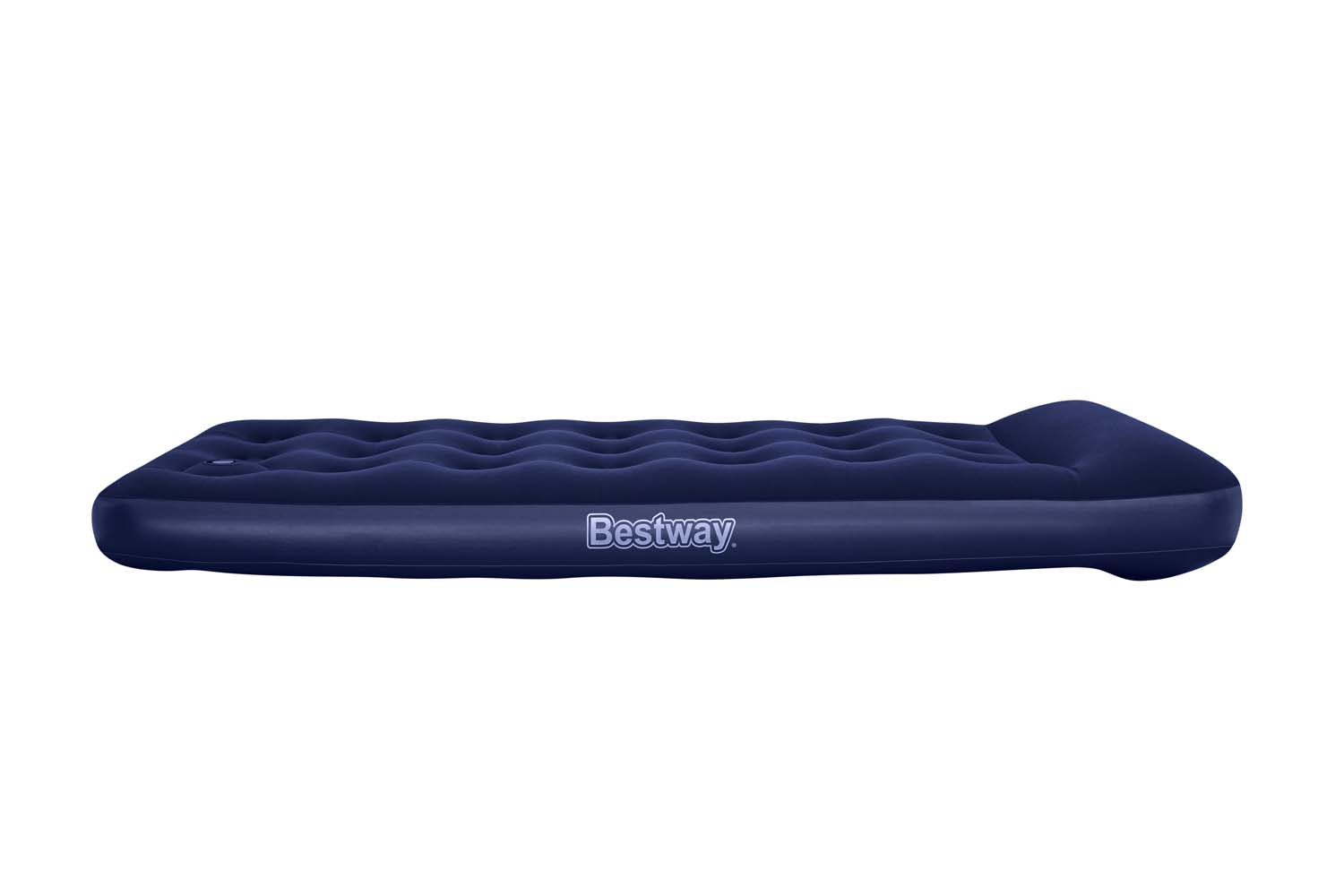 Single-Luftbett mit integrierter Fußpumpe 185 x 76 x 28 cm