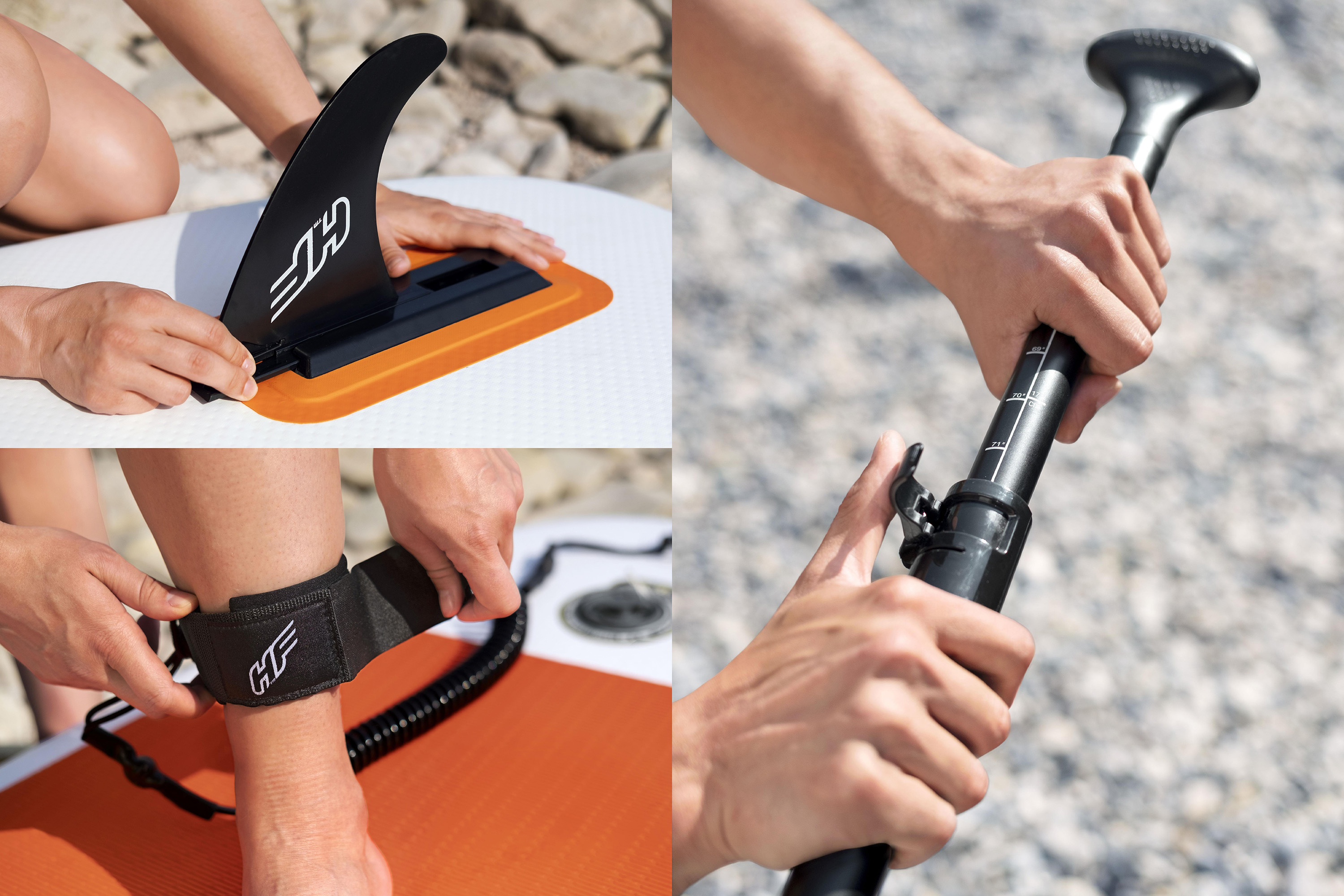 Hydro Force® SUP Allround Board-Set Aqua Journey 274 x 76 x 12 cm