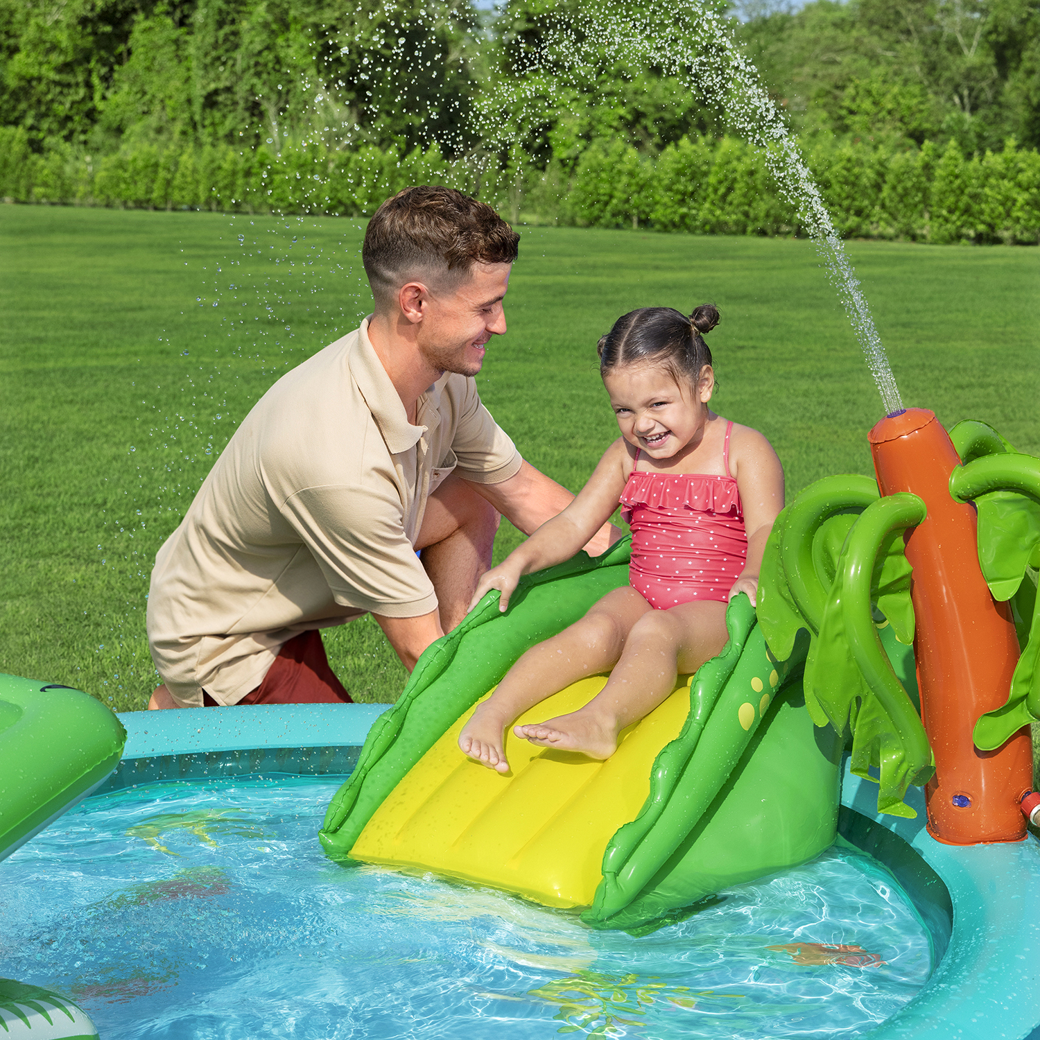 Wasserspielcenter Krokodil 224 x 181 x 72 cm