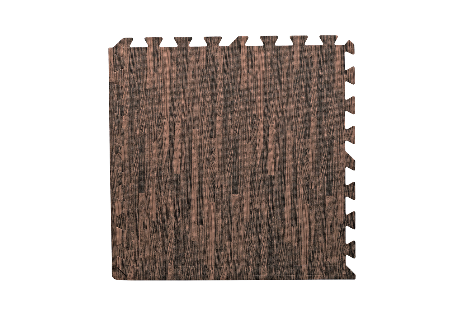 Pool-Bodenschutzfliesen Set 12 Stück á 50 x 50 cm, Holz-Optik (Palisander)