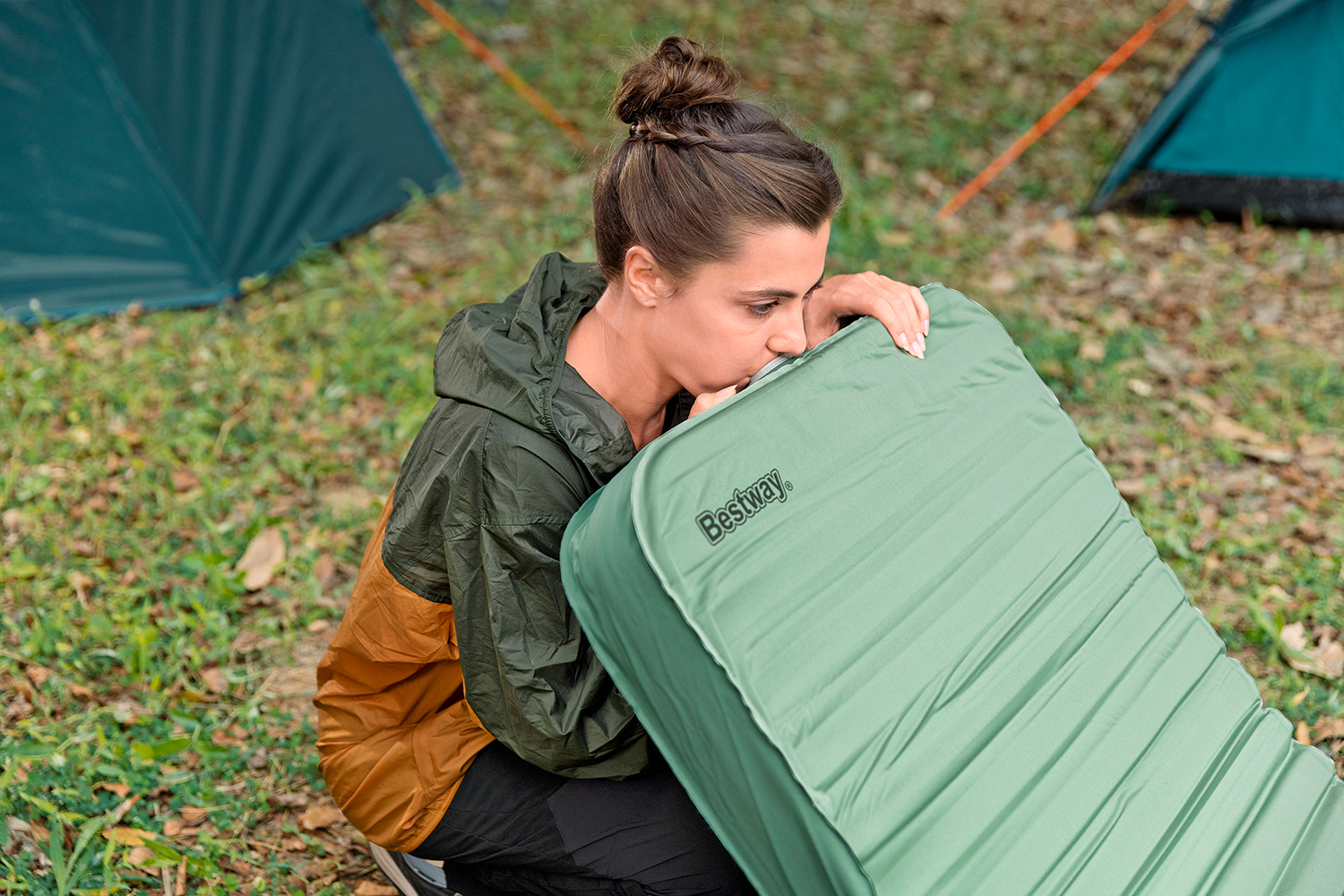 Selbstaufblasende Single-XL-Isomatte ComforTrek™ 198 x 63,5 x 10,8 cm