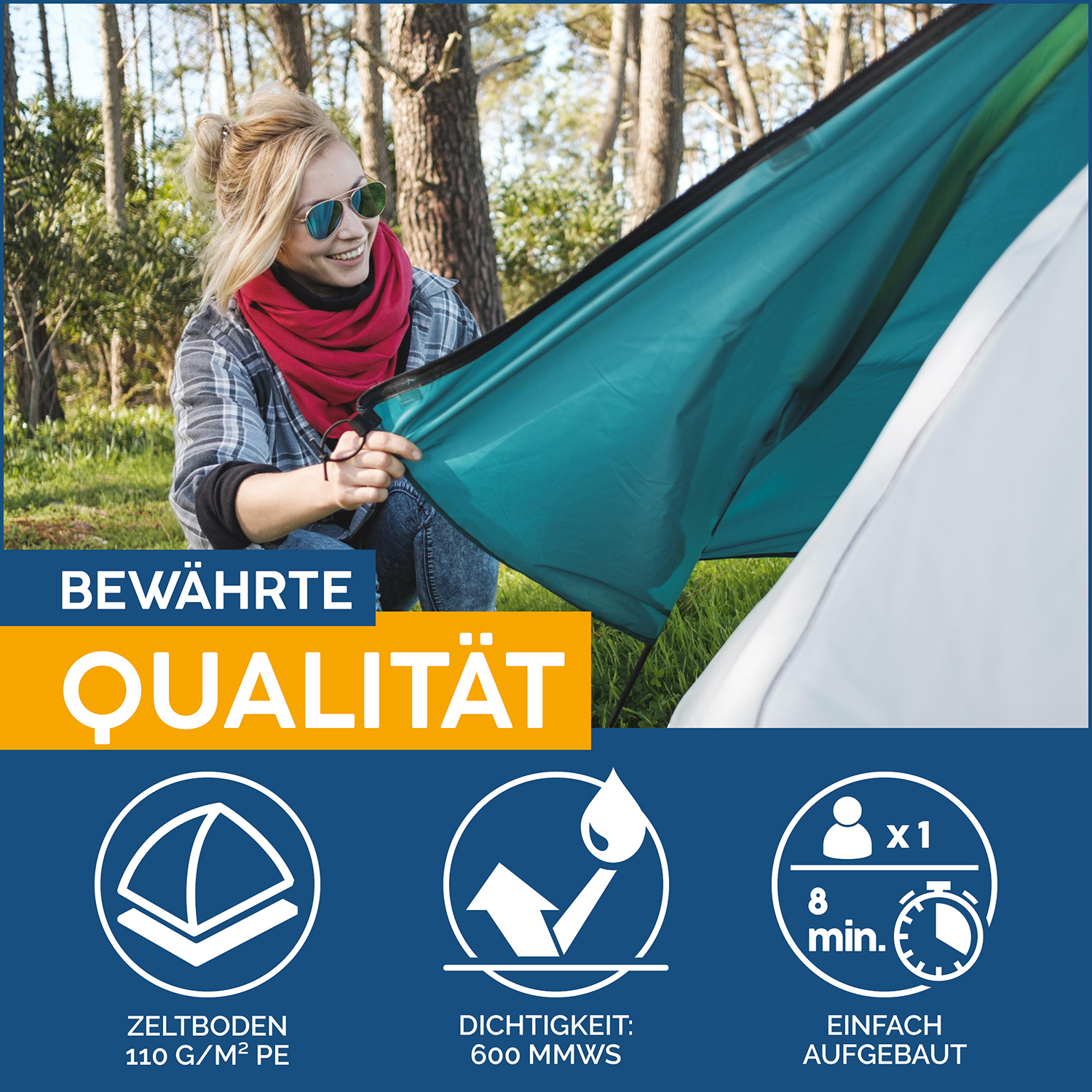 Pavillo™ 6'7"x47"x41"/2.00mx1.20mx1.05m Activebase 2 Tent
