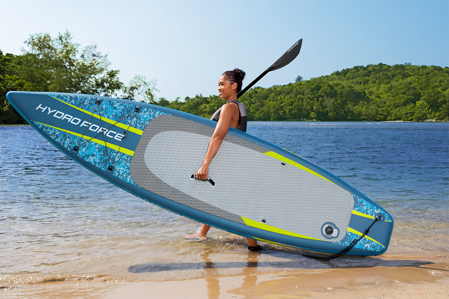 Hydro Force® SUP Touring Board-Set Aqua Glider™ 320 x 79 x 12 cm