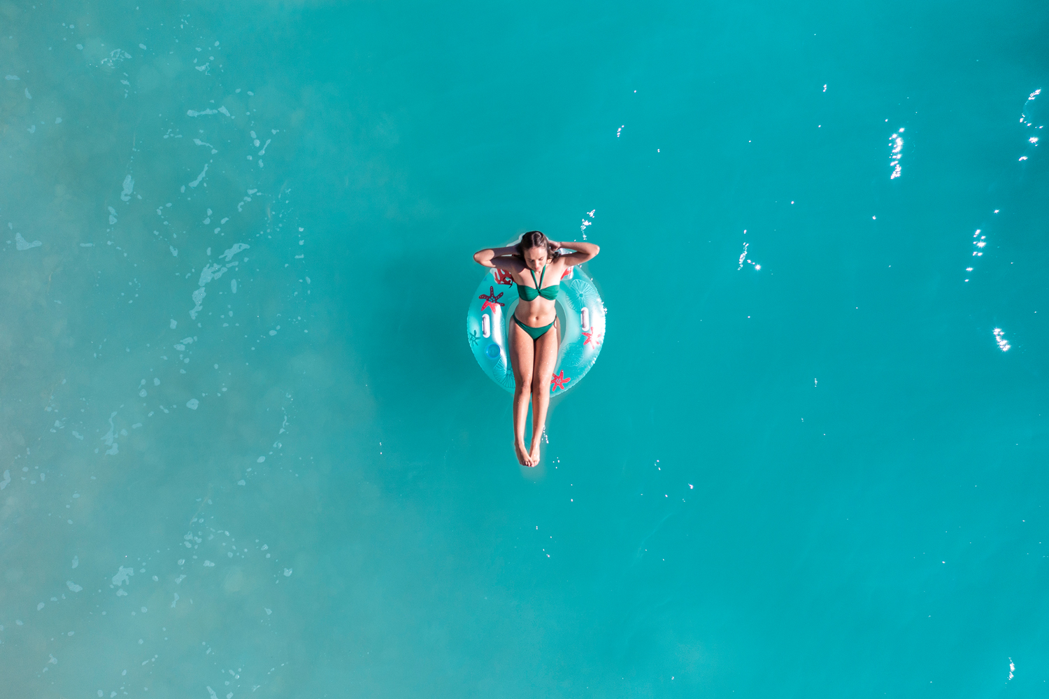 Schwimmring Coral Bliss™ 107 x 113 cm